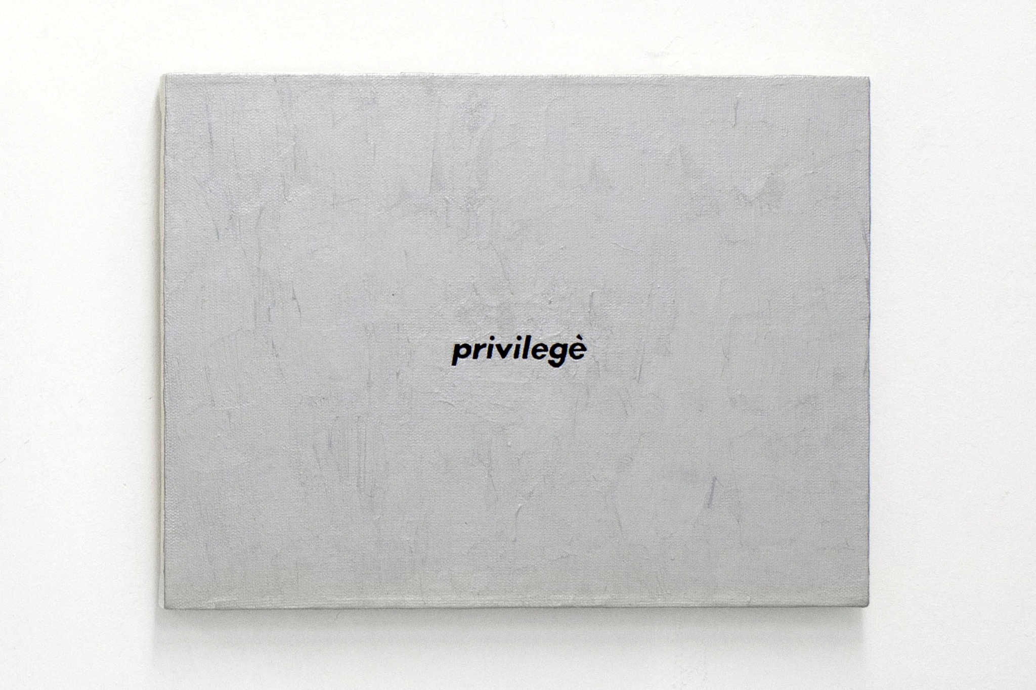 Bora Akinciturk, privilegÃ©, 2023, acrylic and acrylic gel on canvas, 40 x 30cm