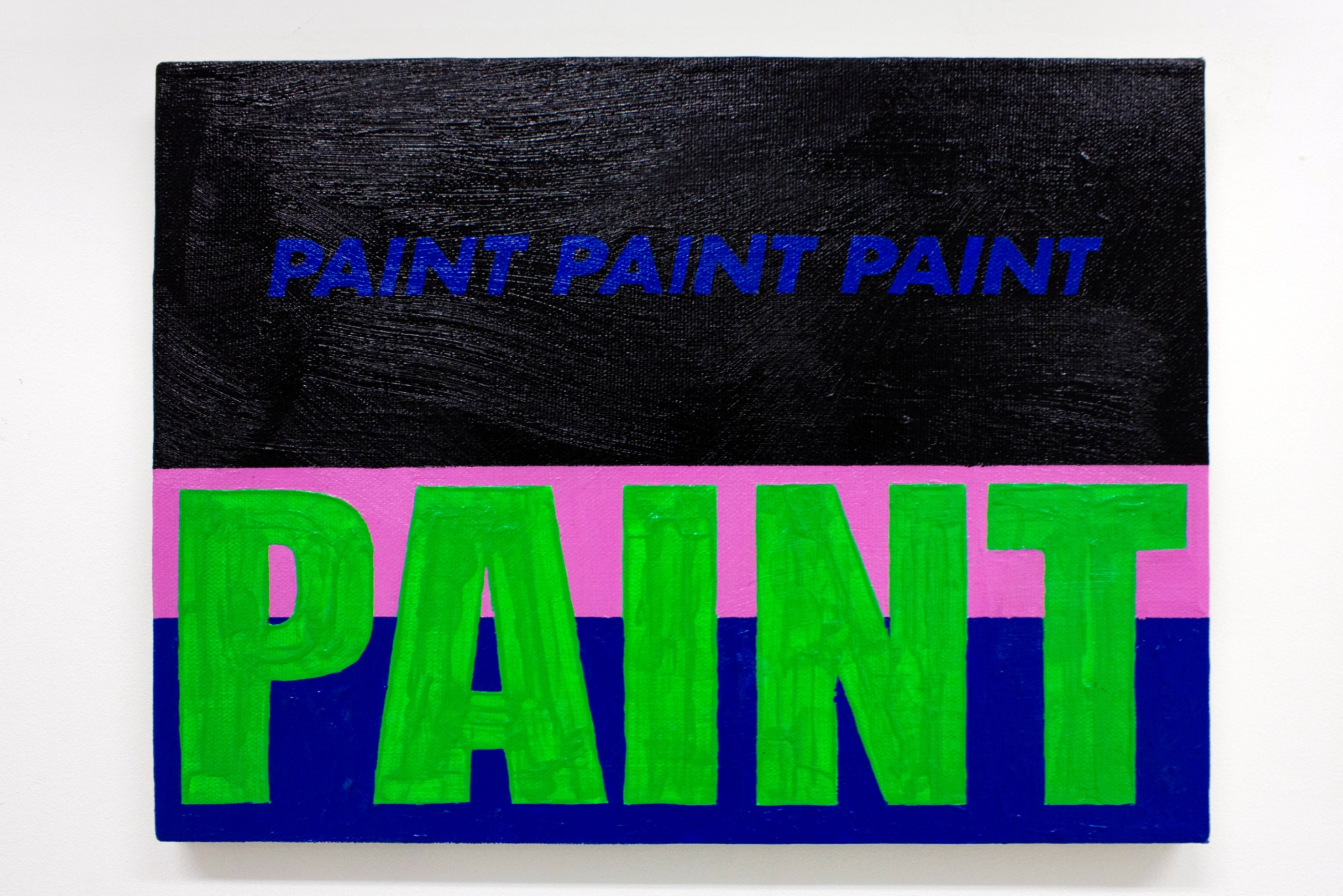 Bora Akinciturk, Paint, 2023, acrylic and acrylic gel on canvas, 40 x 30 cm