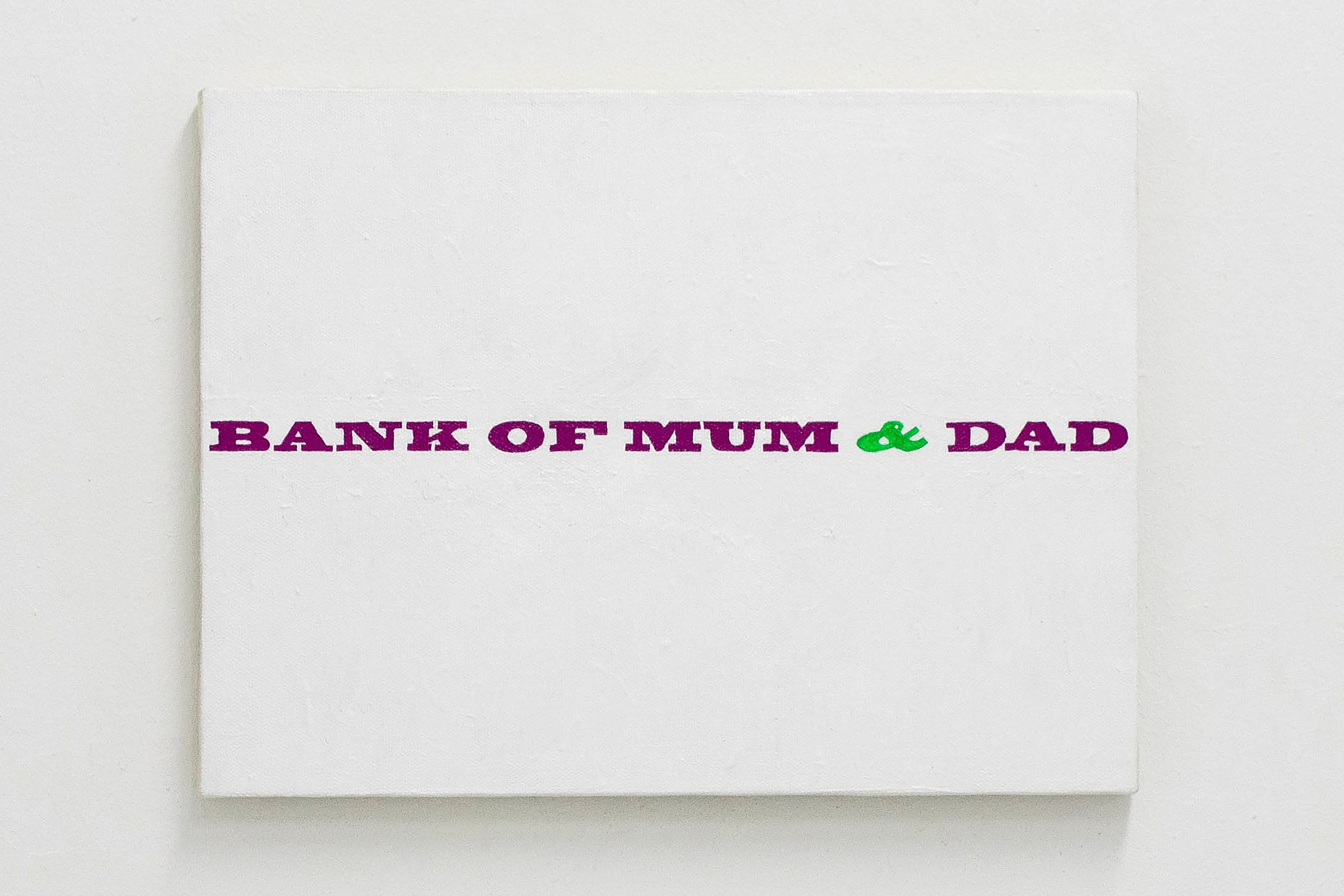 Bora Akinciturk, Mum & Dad, 2023, acrylic and acrylic gel on canvas, 40 x 30 cm