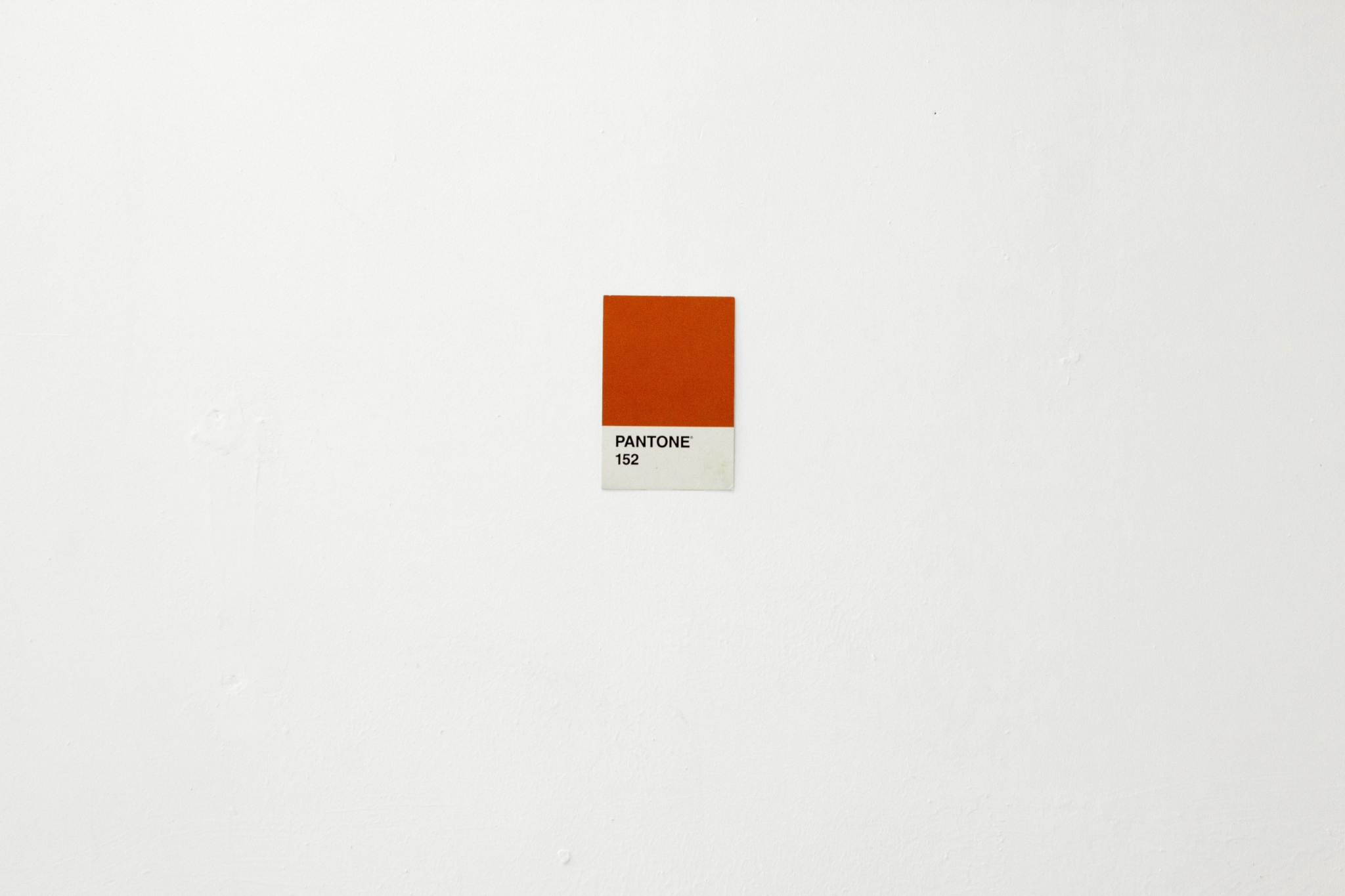 Arthur Golyakov, Orange, 2022, Pantone postcard, 9.5 x 14.7 cm