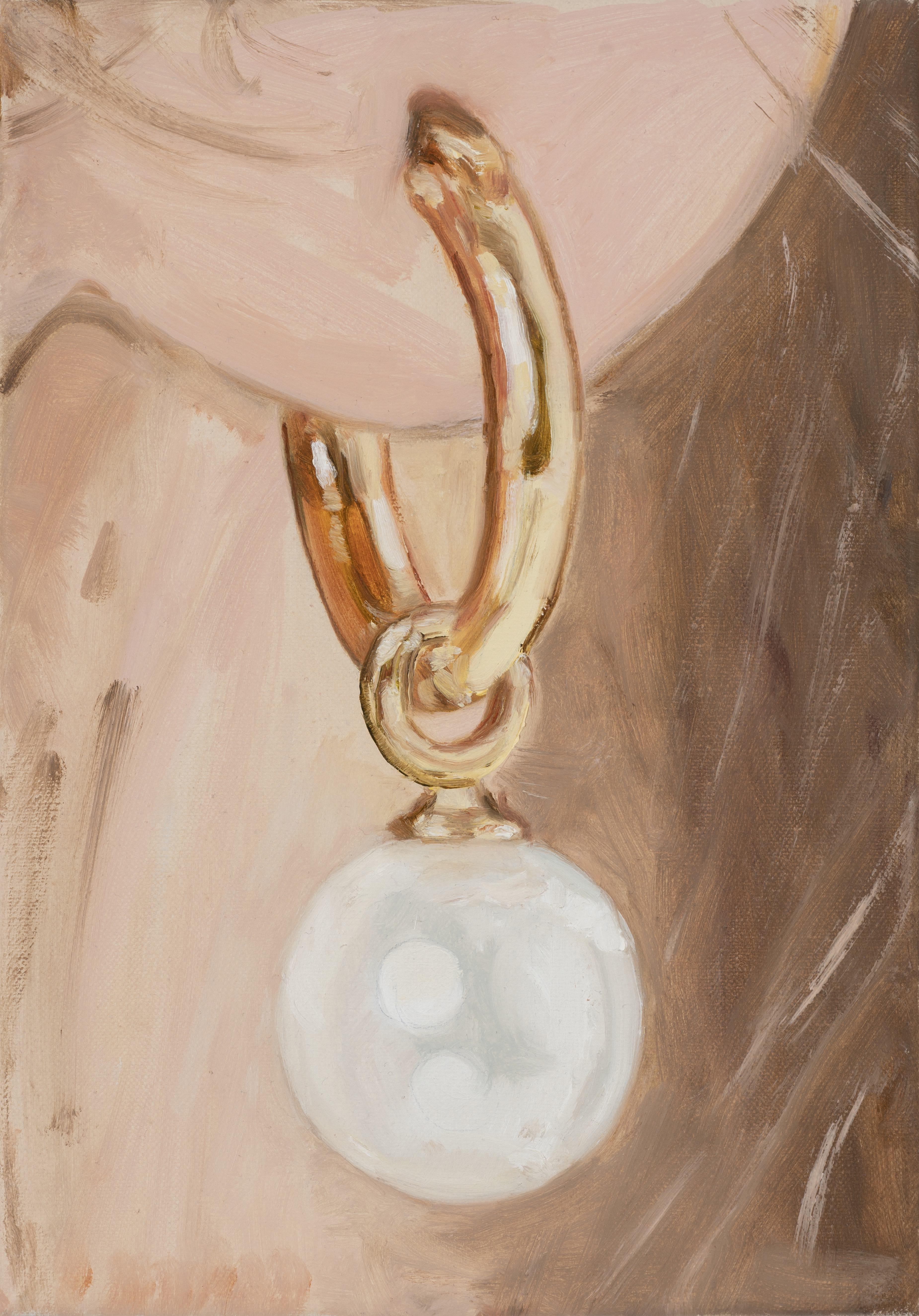 Accessories II. Oil on canvas, 30 x 21 cm (2023)