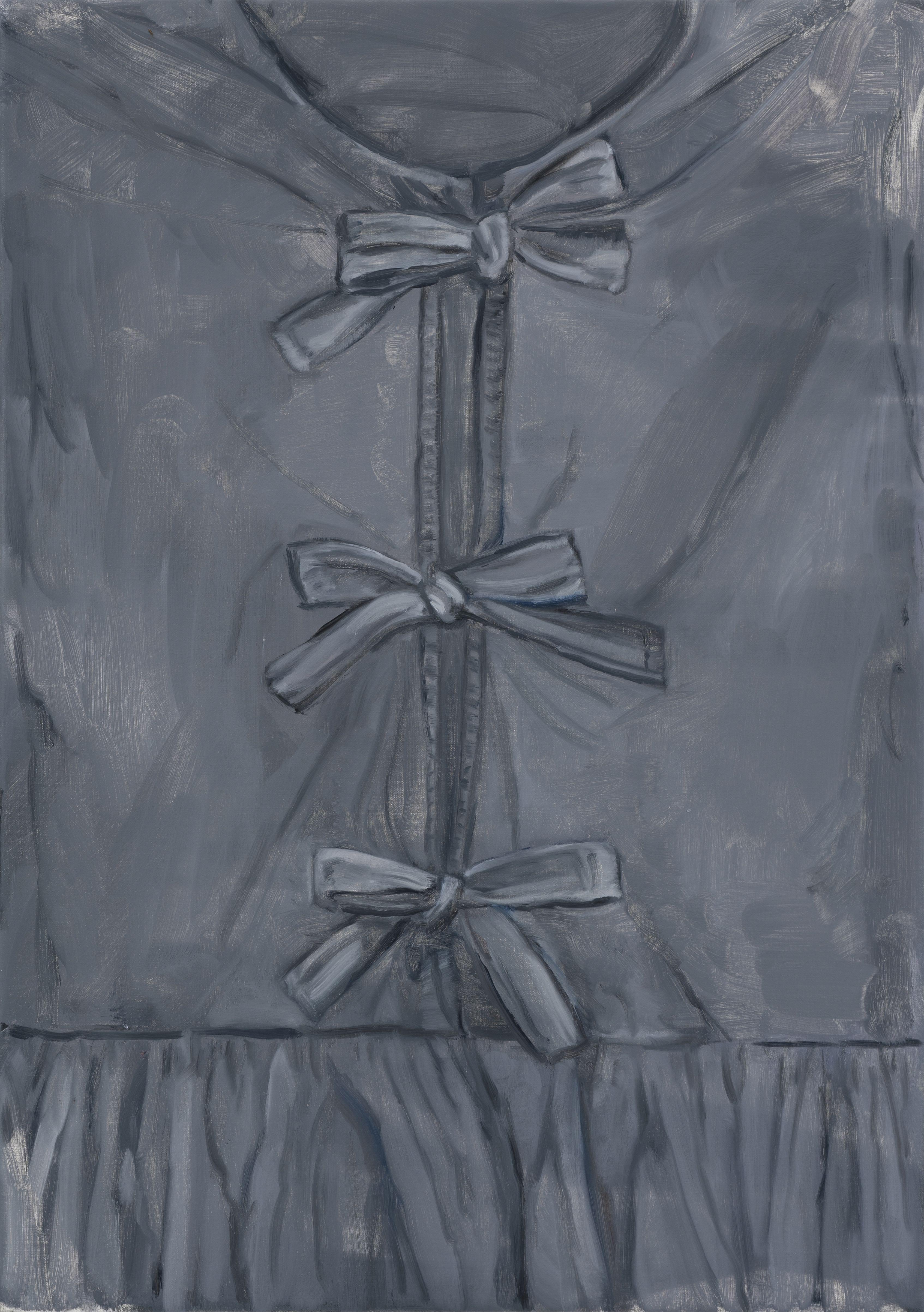 Triple knot. Oil on canvas, 70 x 45.5 cm, 2023