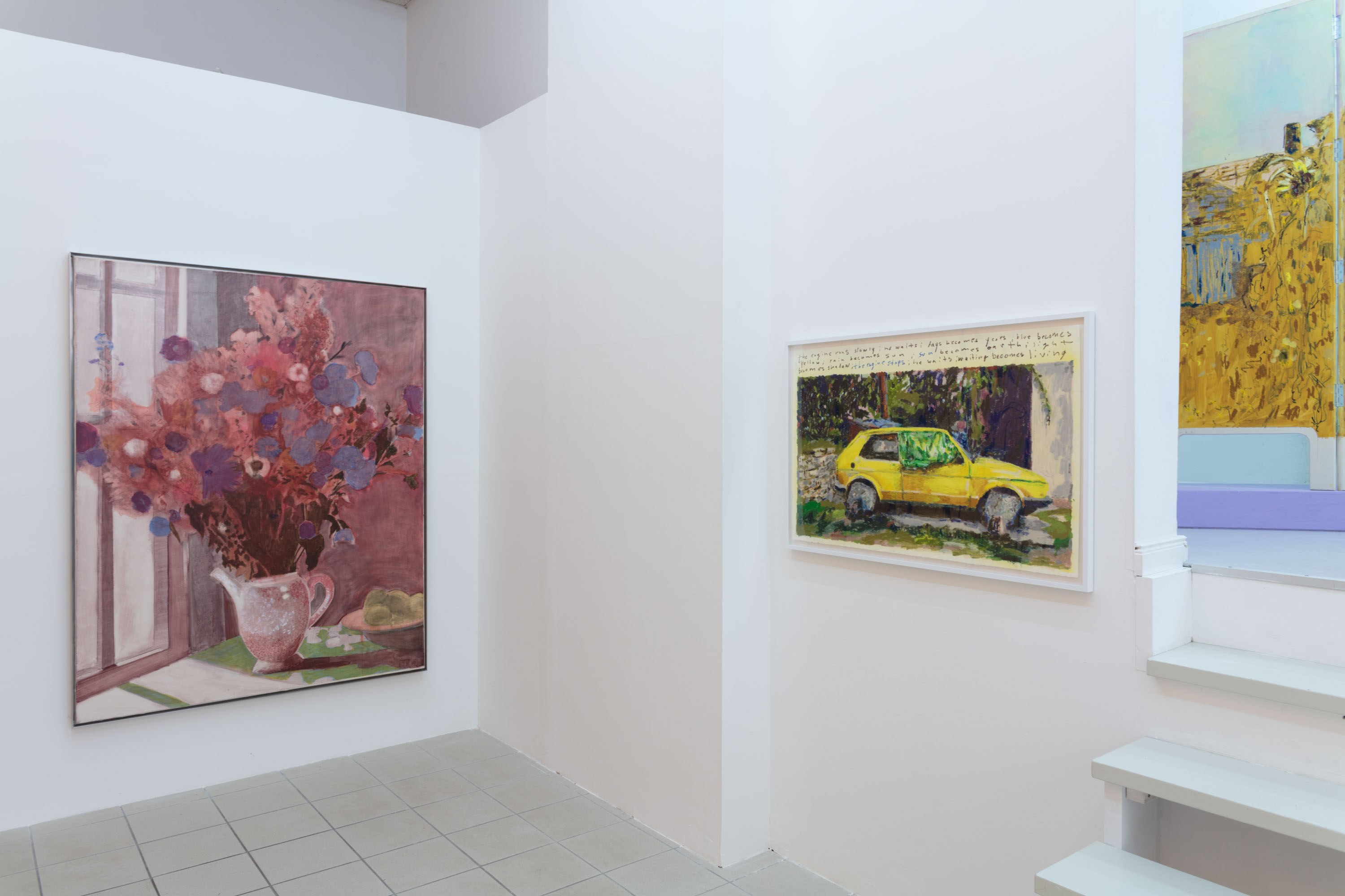 Installation view: ALTE NEUE SONNE, Nina Mielcarczyk, Leipzig 2024