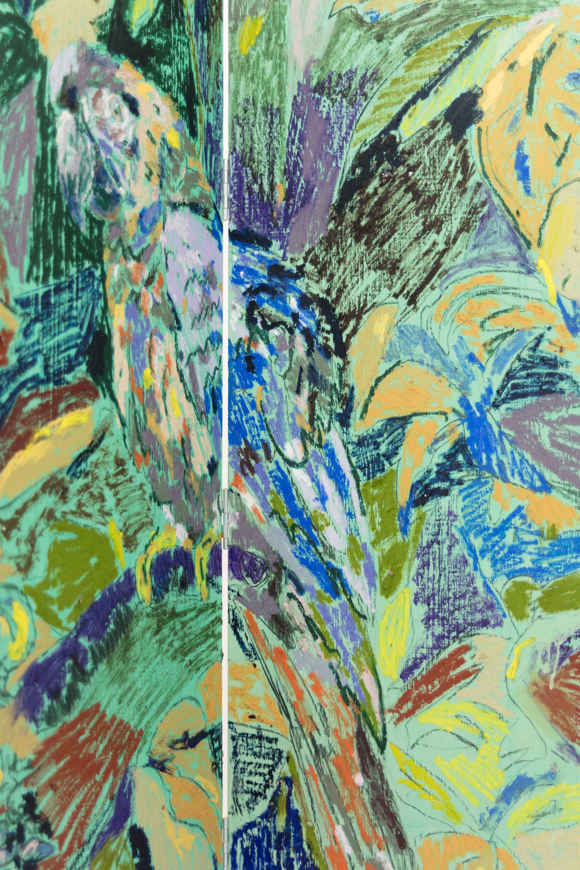 Detail: Laurentius Sauer & Timur Lukas Due Two Paravent 1, 2023