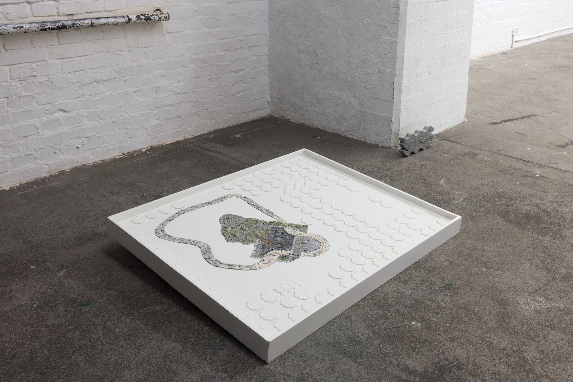Installation view of solo exhibition ACORN HUNT, Riikka Anttonen, Forum box gallery, January 2024, Photo: Anna Autio