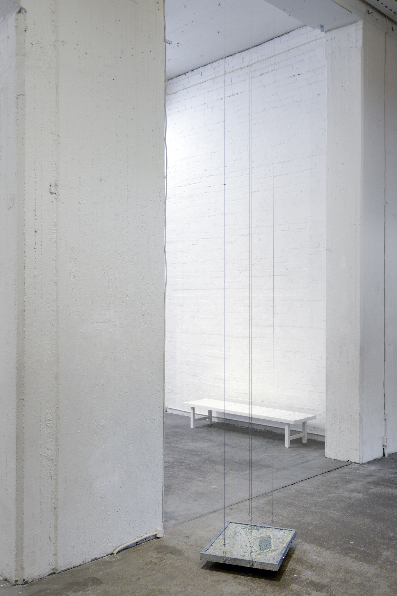 Installation view of solo exhibition ACORN HUNT, Riikka Anttonen, Forum box gallery, January 2024, Photo: Santeri Kuisma