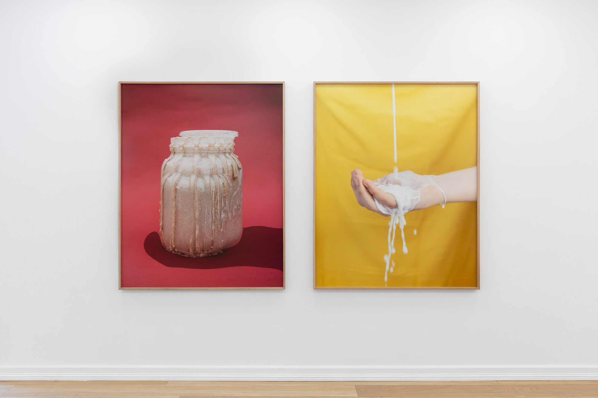 Hilde Honerud, Milk, bread and bananas #1 & #2, 2024, Hahnemüle Photorag Baryta 315gsm, 140 x 110 cm, ed.5