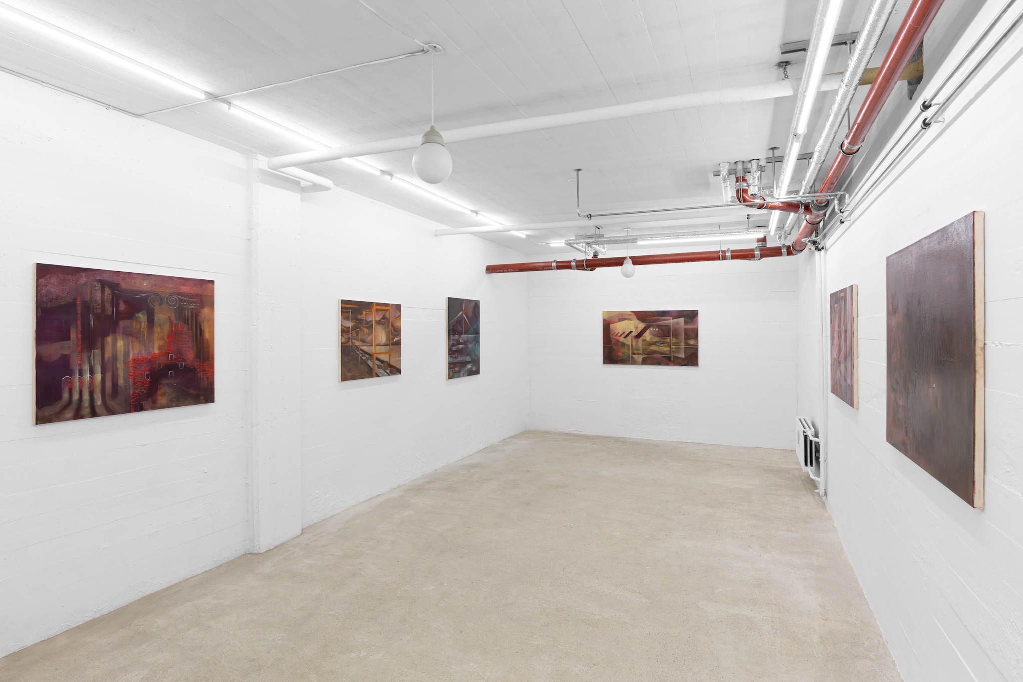Cecilie Norgaard, Installation view at Matteo Cantarella, 19.01.24 - 09.03.24