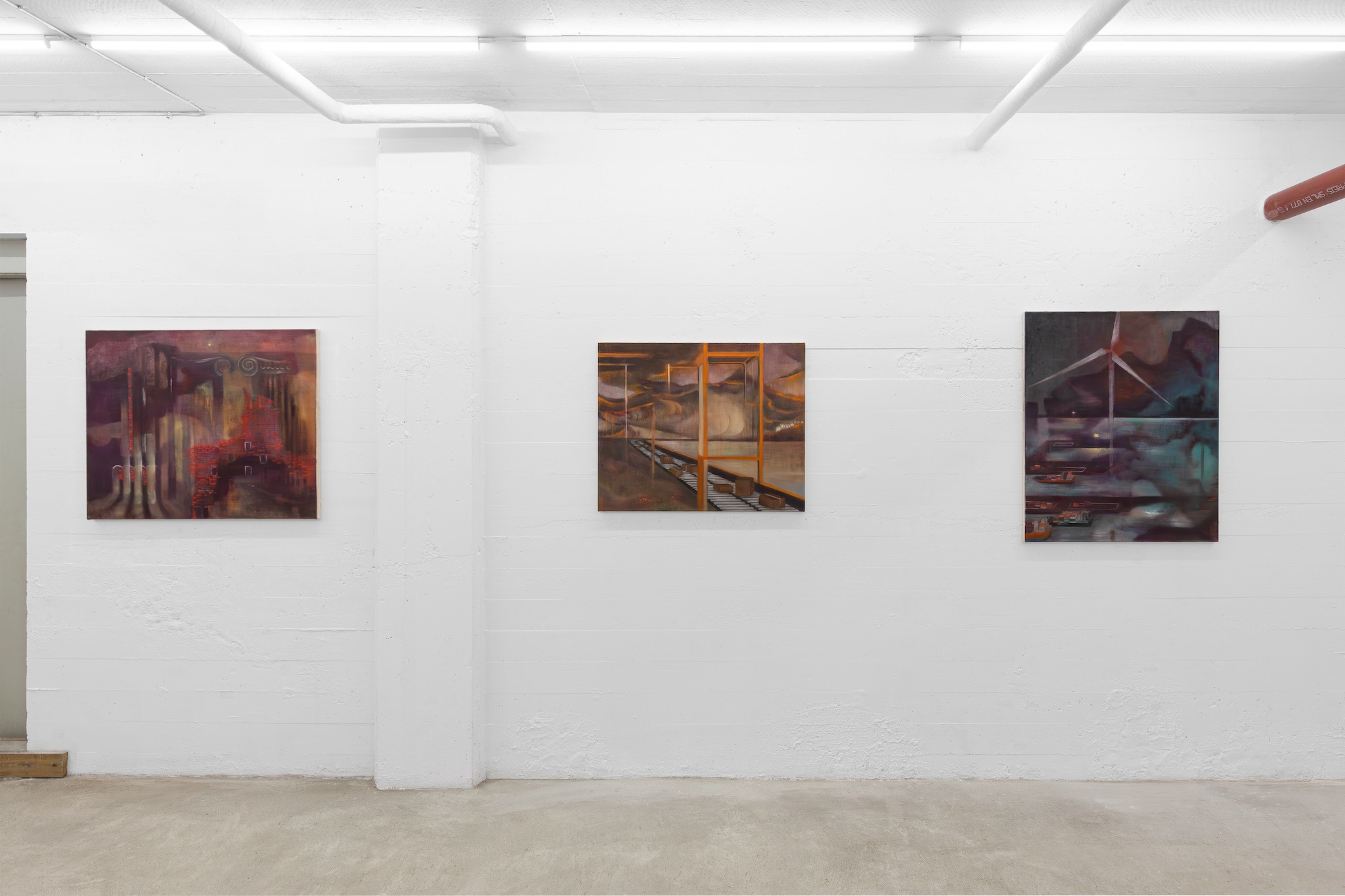 Cecilie Norgaard, Installation view at Matteo Cantarella, 19.01.24 - 09.03.24