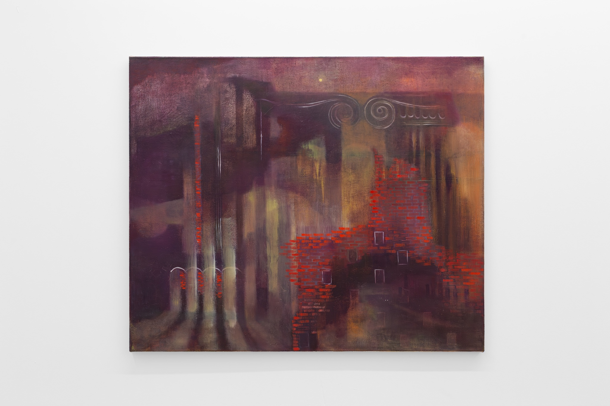 Cecilie Norgaard, âUntitled', tempera and oil on canvas, 75.0 x 90.0 cm, 2023