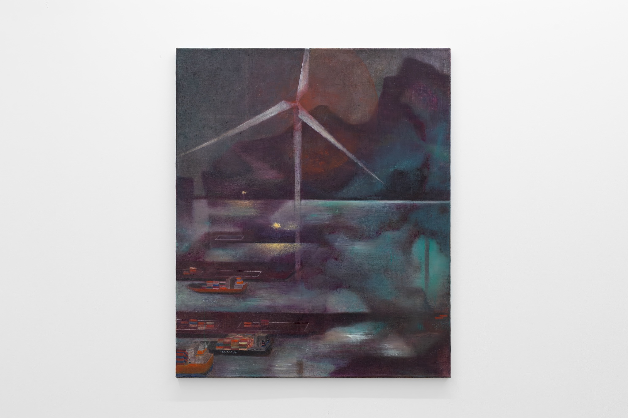 Cecilie Norgaard, âUntitled', tempera and oil on canvas, 90.0 x 75.0 cm, 2023