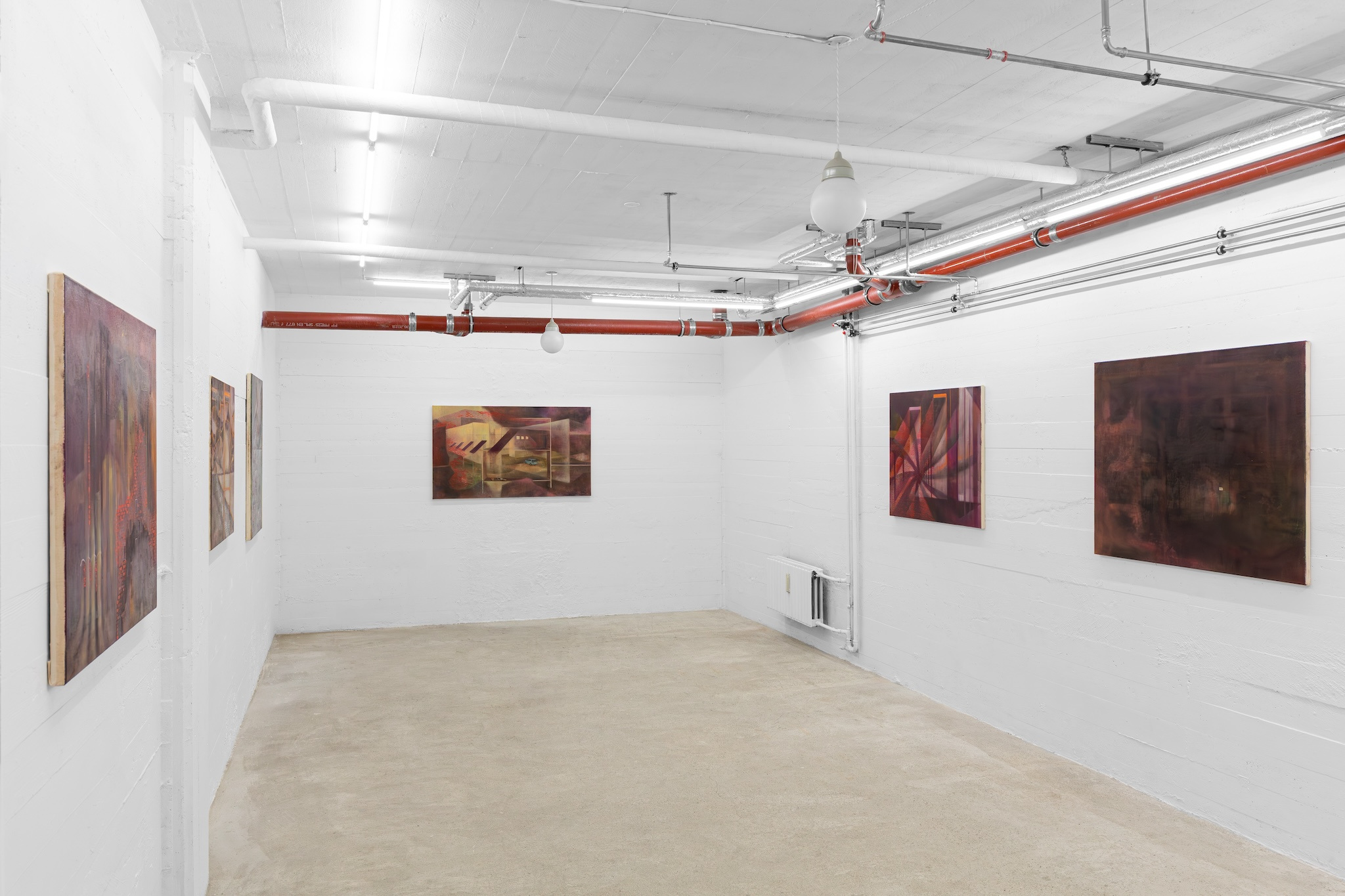Cecilie Norgaard, Installation view at Matteo Cantarella, 19.01.24 - 09.03.24