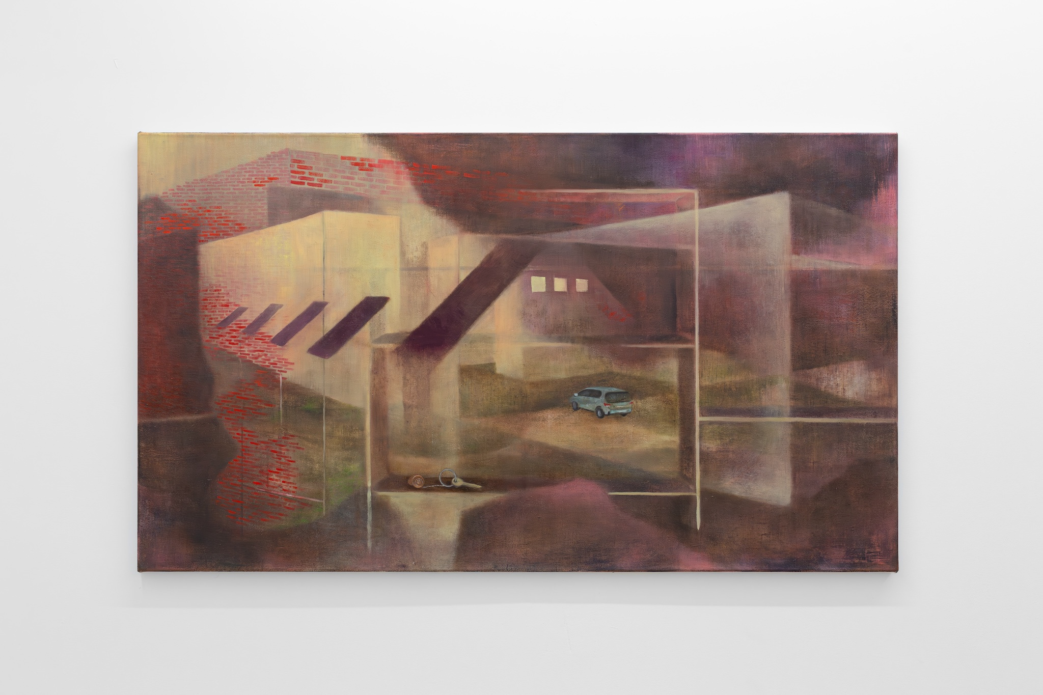 Cecilie Norgaard, âUntitled', tempera and oil on canvas, 75.0 x 130.0 cm, 2023