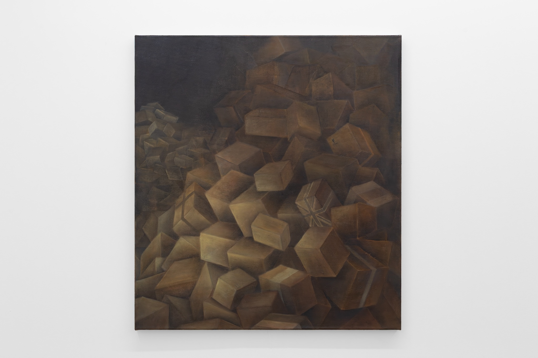 Cecilie Norgaard, âUntitled', tempera and oil on canvas, 75.0 x 83.0 cm, 2023