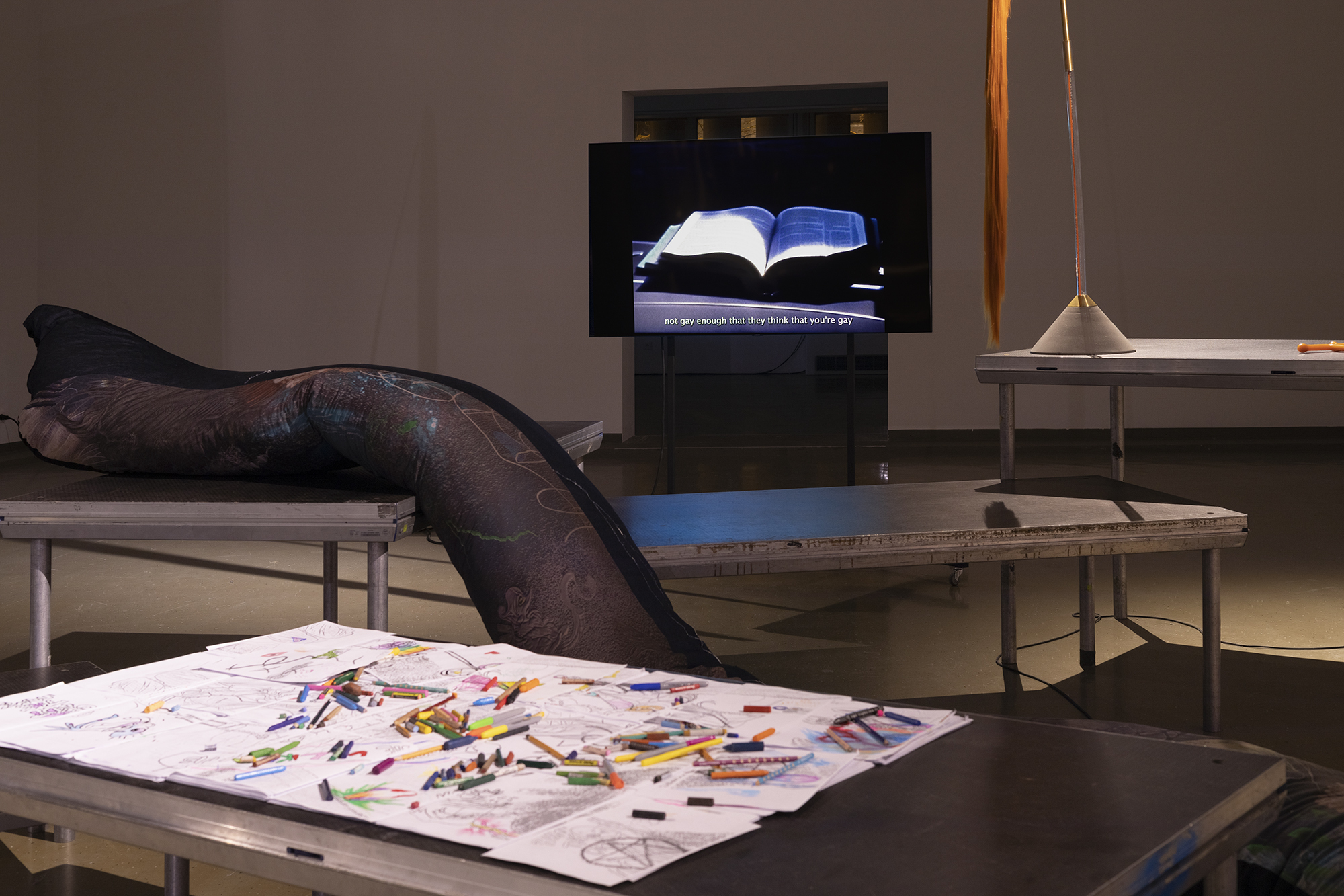 Installation view by Leontina Berkova