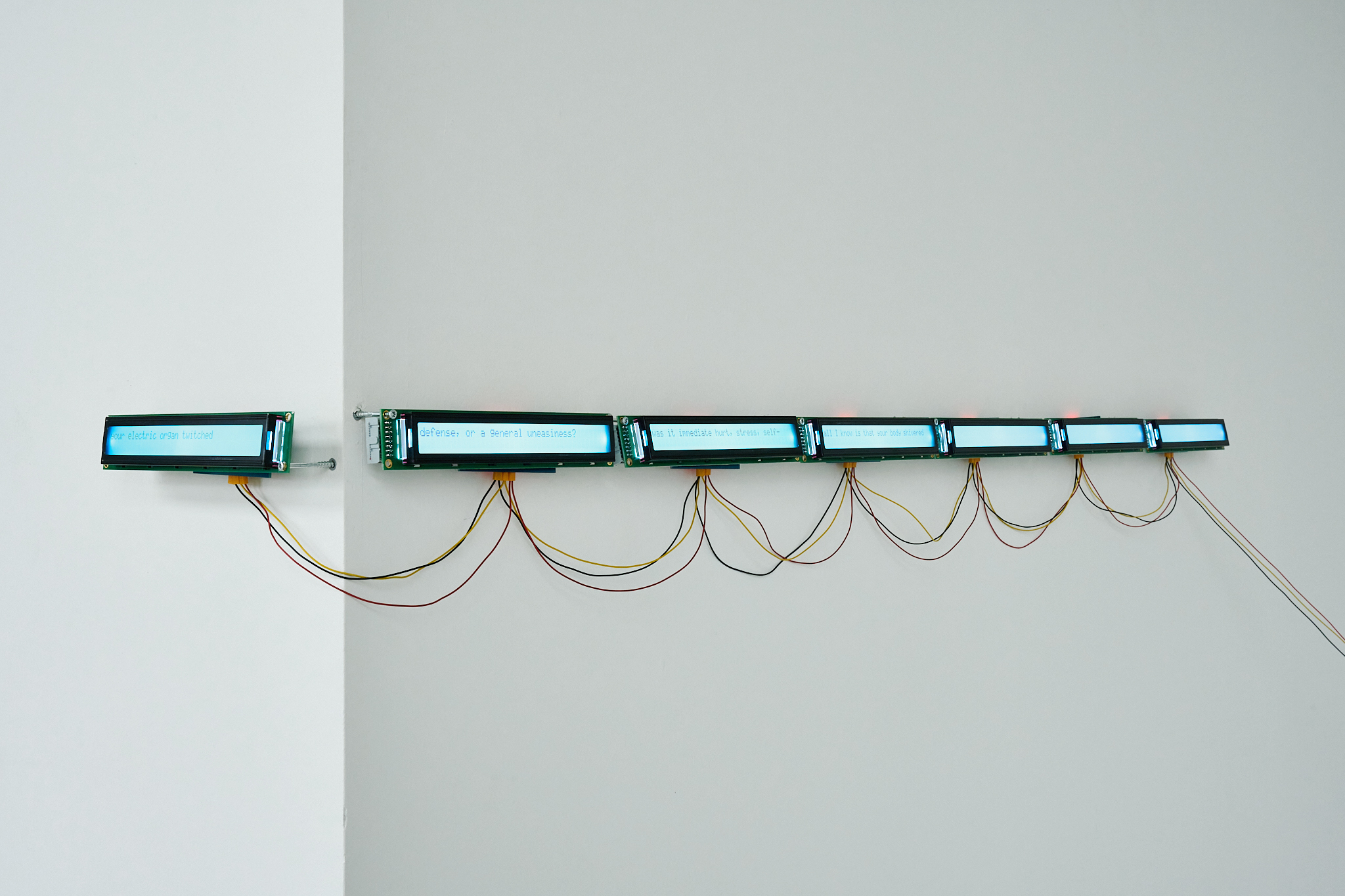 Vibeke Mascini, JOLT, A long distance lullaby, installation views and details, photograph by Chun-Han Chiang, P/////AKT, 2024