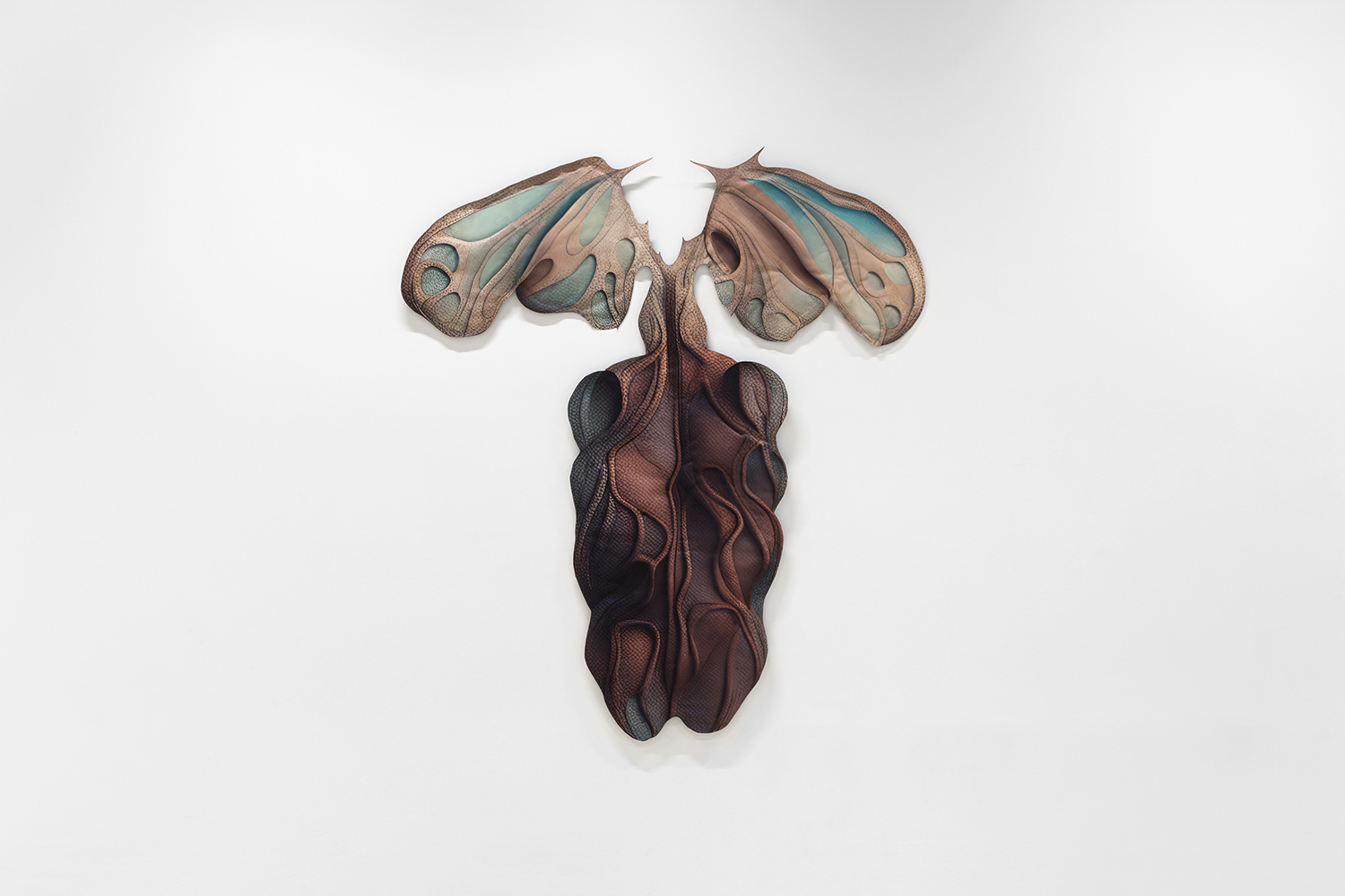 Caroline Delieutraz, Seed 267, 2024, Digital print on polyester fabric, quilting, 165 x 147 cm