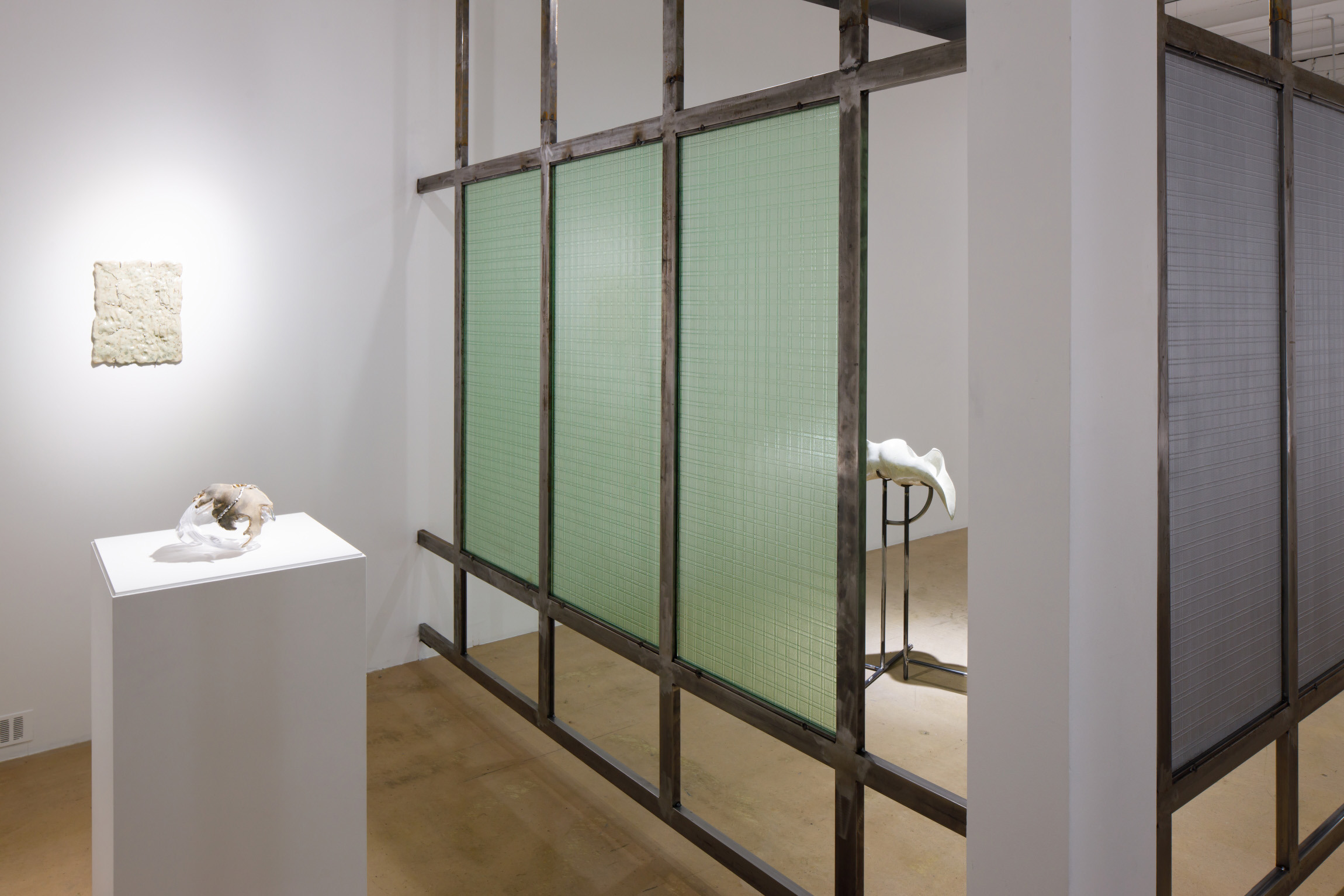 Karlīna Mežecka, Archive of Fragility, exhibition view, 2024. Kim Contemporary Art Centre, Riga.