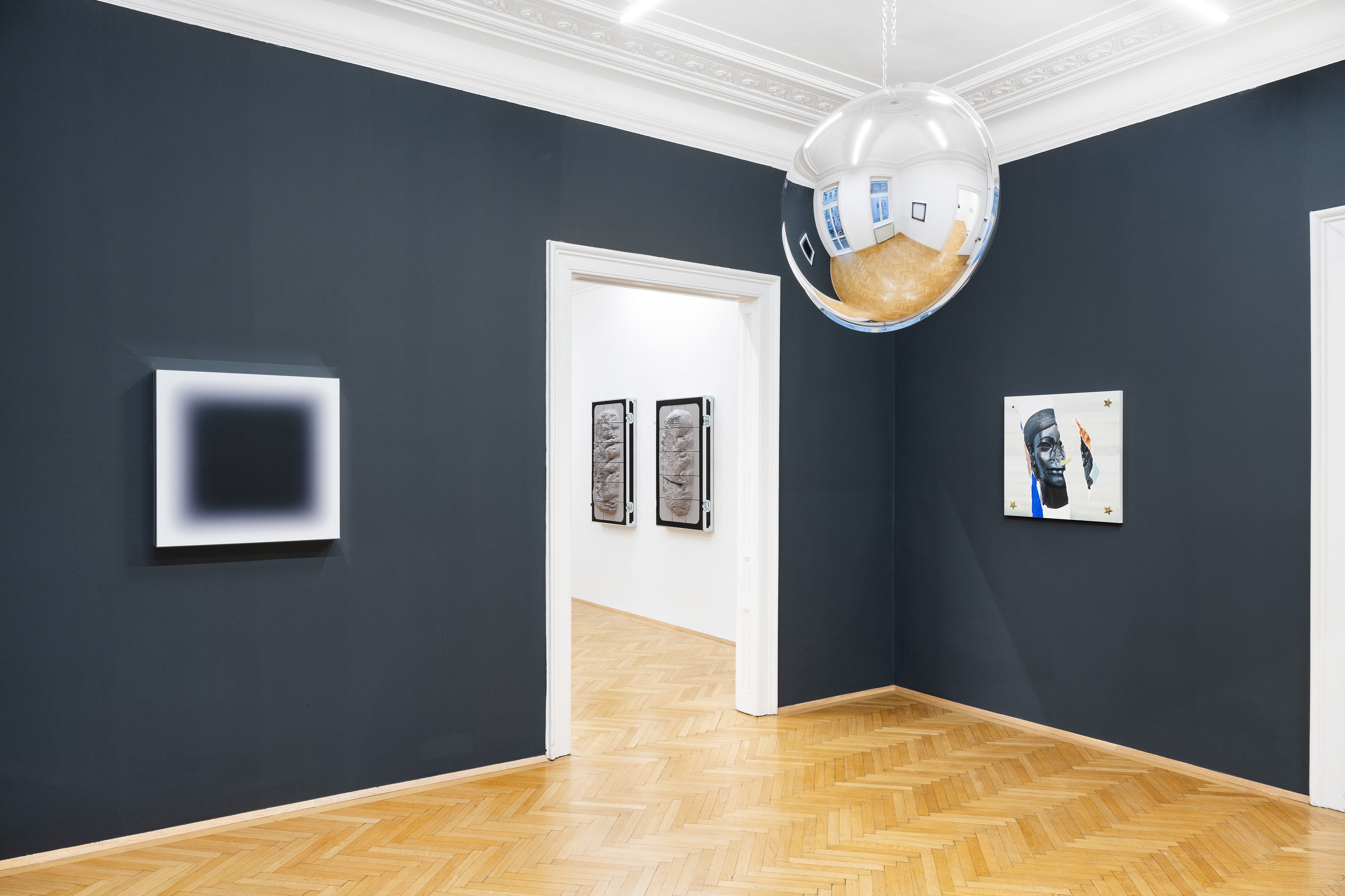  „Grit“ at Zeller van Almsick, Installation View, Jonny Niesche, Sami Mandee, Débora Delmar, Markus Proschek, 2024