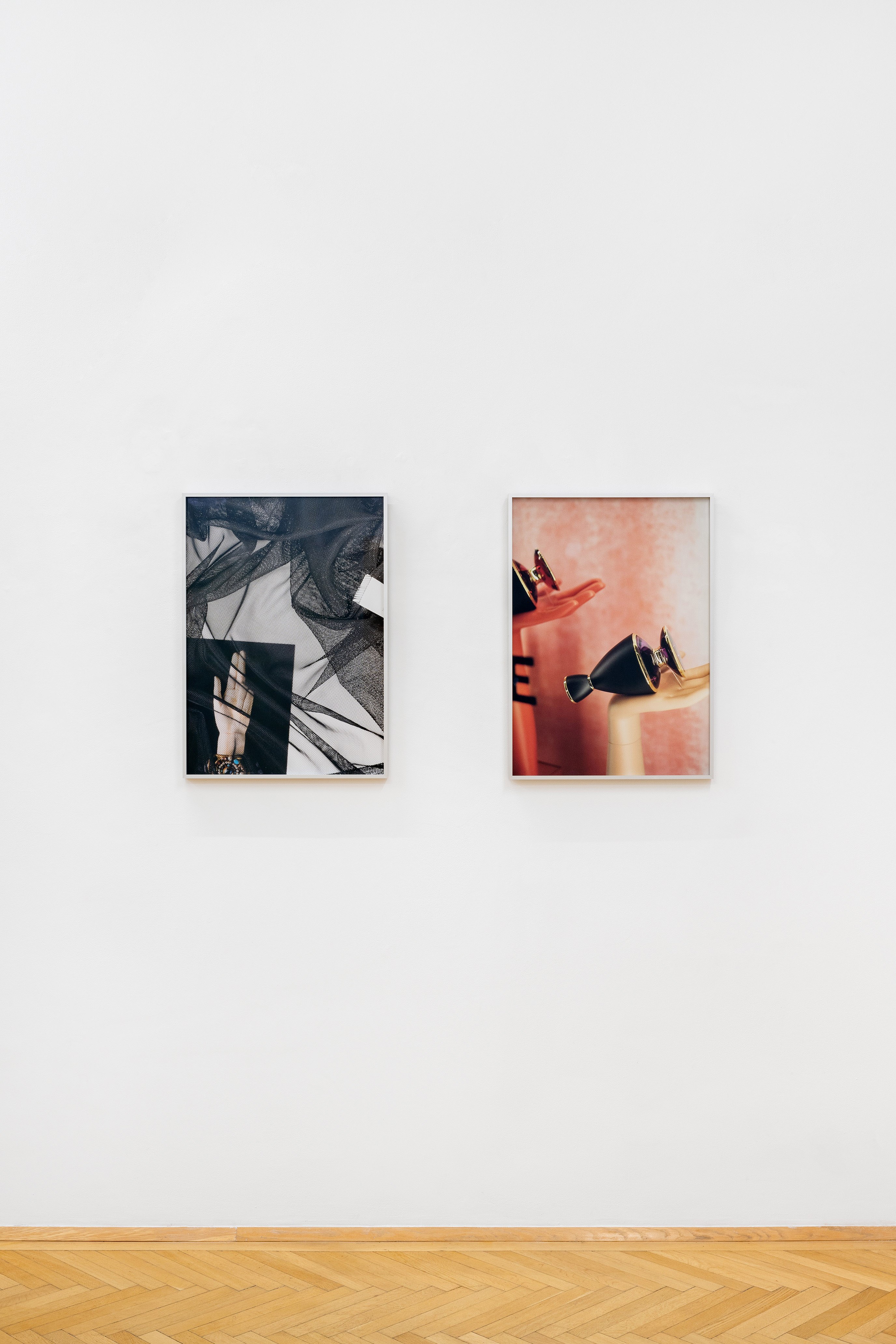 Laura Schawelka: Untitled (Main de Justice), 2019, C-Print, 70 x 50 cm, Ed. of 3 plus 2AP; Laura Schawelka: Untitled (Fondaco dei Tedeschi), 2019, C-Print, 70 x 50 cm, Ed. of 3 plus 2AP