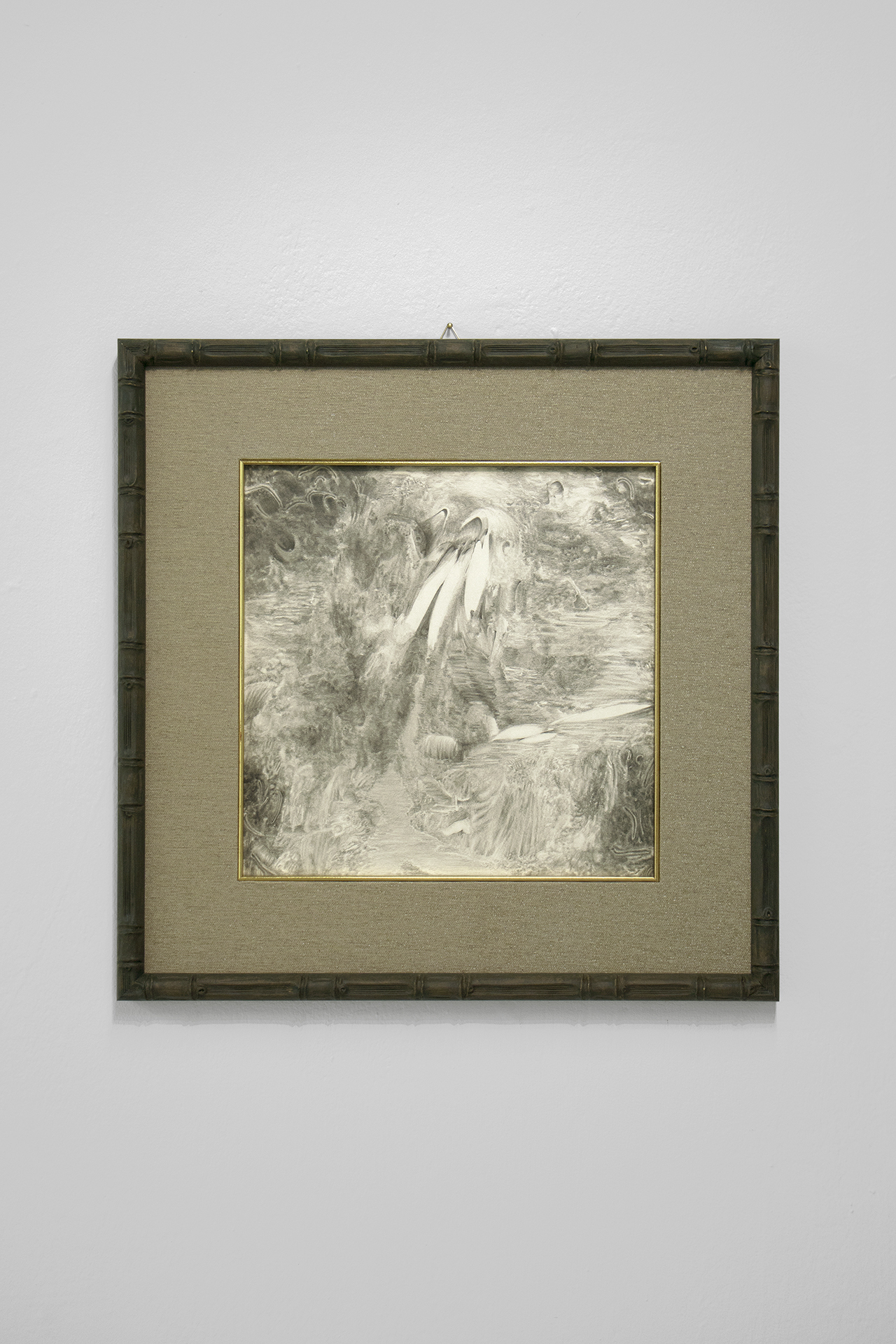 Andrea Magnani, Magdaleno Marcu (Magno), Untitled No. 13, circa 1939-1955, 2024. Pencil on paper, artist’s frame. 29,7 x 29,7 cm (drawing), 46 x 46 (frame).