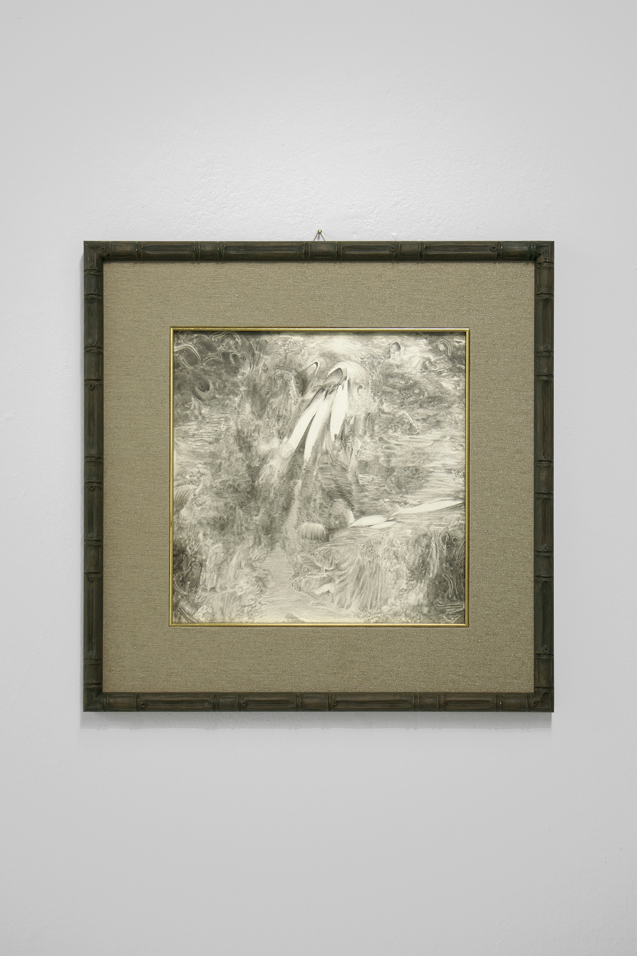 Andrea Magnani, Magdaleno Marcu (Magno), Untitled No. 13, circa 1939-1955, 2024. Pencil on paper, artistâs frame. 29,7 x 29,7 cm (drawing), 46 x 46 (frame).