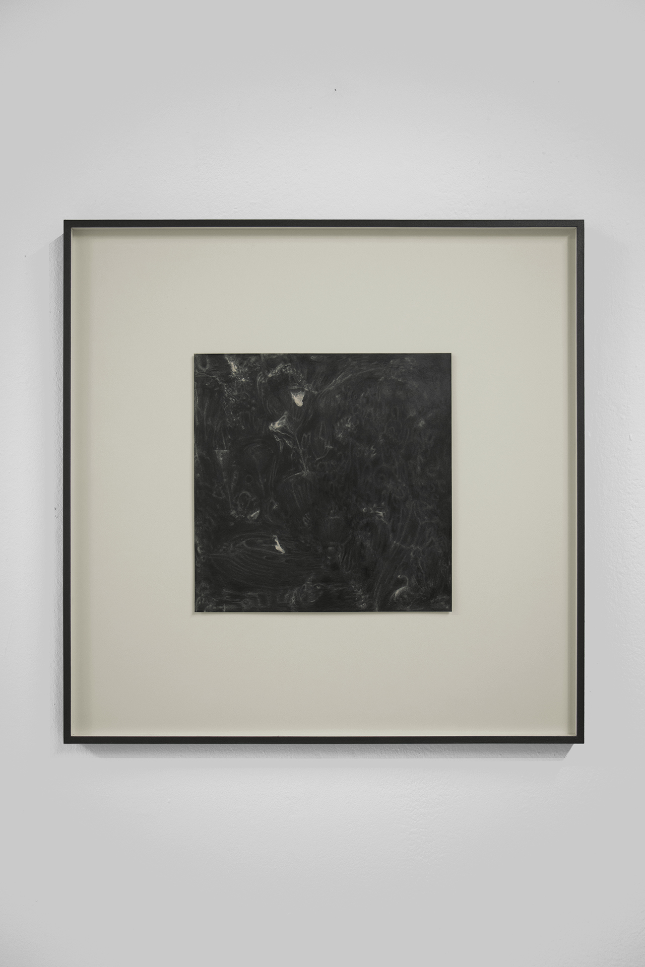 Andrea Magnani, Magdaleno Marcu (Magno), Untitled No. 9, circa 1939-1955, 2024. Pencil on paper, artistâs frame. 29,7 x 29,7 cm (drawing), 60 x 60 (frame).