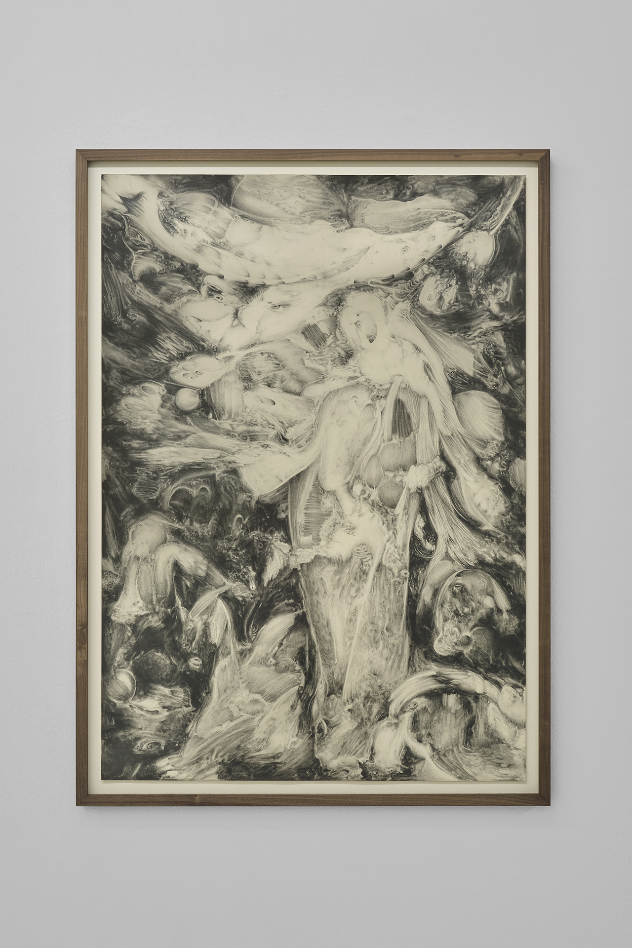 Andrea Magnani, Magdaleno Marcu (Magno), Untitled, circa 1939-1955, 202. Pencil on paper. 100 x 70 cm (drawing), 107,2 x 77,2 (frame). Photo: Andrea Piffari.