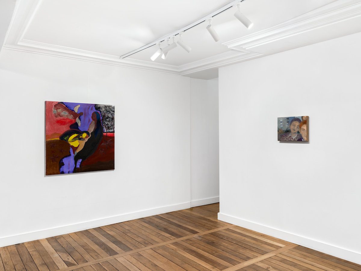 it was a hot day, a day that was blue all through, 2024, Exhibition view, Crèvecœur, Paris. Courtesy of the artist and Crèvecœur, Paris. Photo: Martin Argyroglo