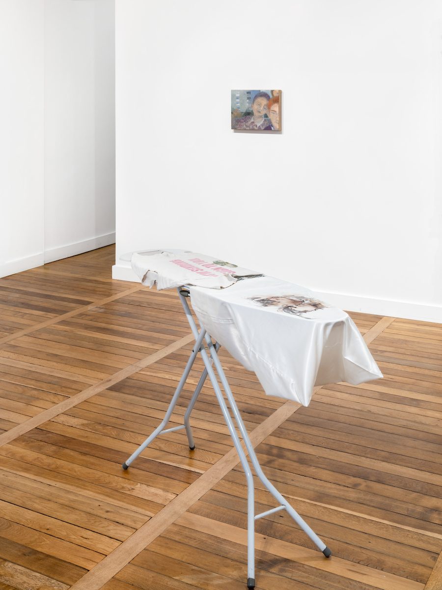 it was a hot day, a day that was blue all through, 2024, Exhibition view, Crèvecœur, Paris. Courtesy of the artist and Crèvecœur, Paris. Photo: Martin Argyroglo