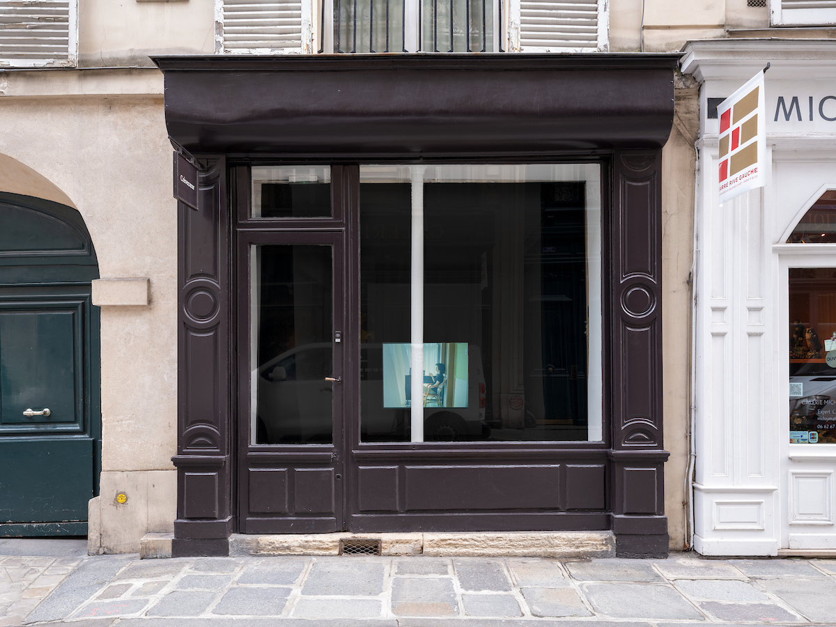 it was a hot day, a day that was blue all through, 2024, Exhibition view, Crèvecœur, Paris. Courtesy of the artist and Crèvecœur, Paris. Photo: Martin Argyroglo