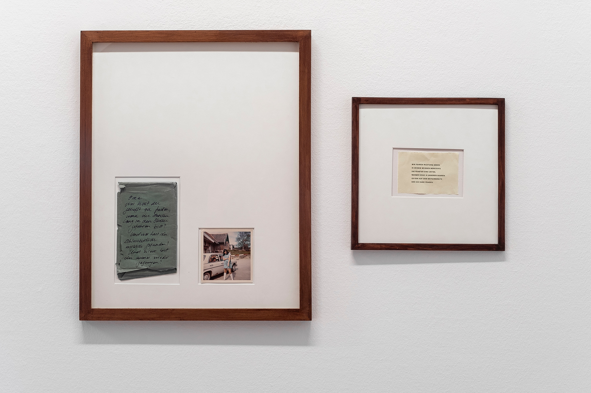 Liv Burkhard, See You In My Dreams, photographs and archive material, 2023; photo: Mathias Völzke.