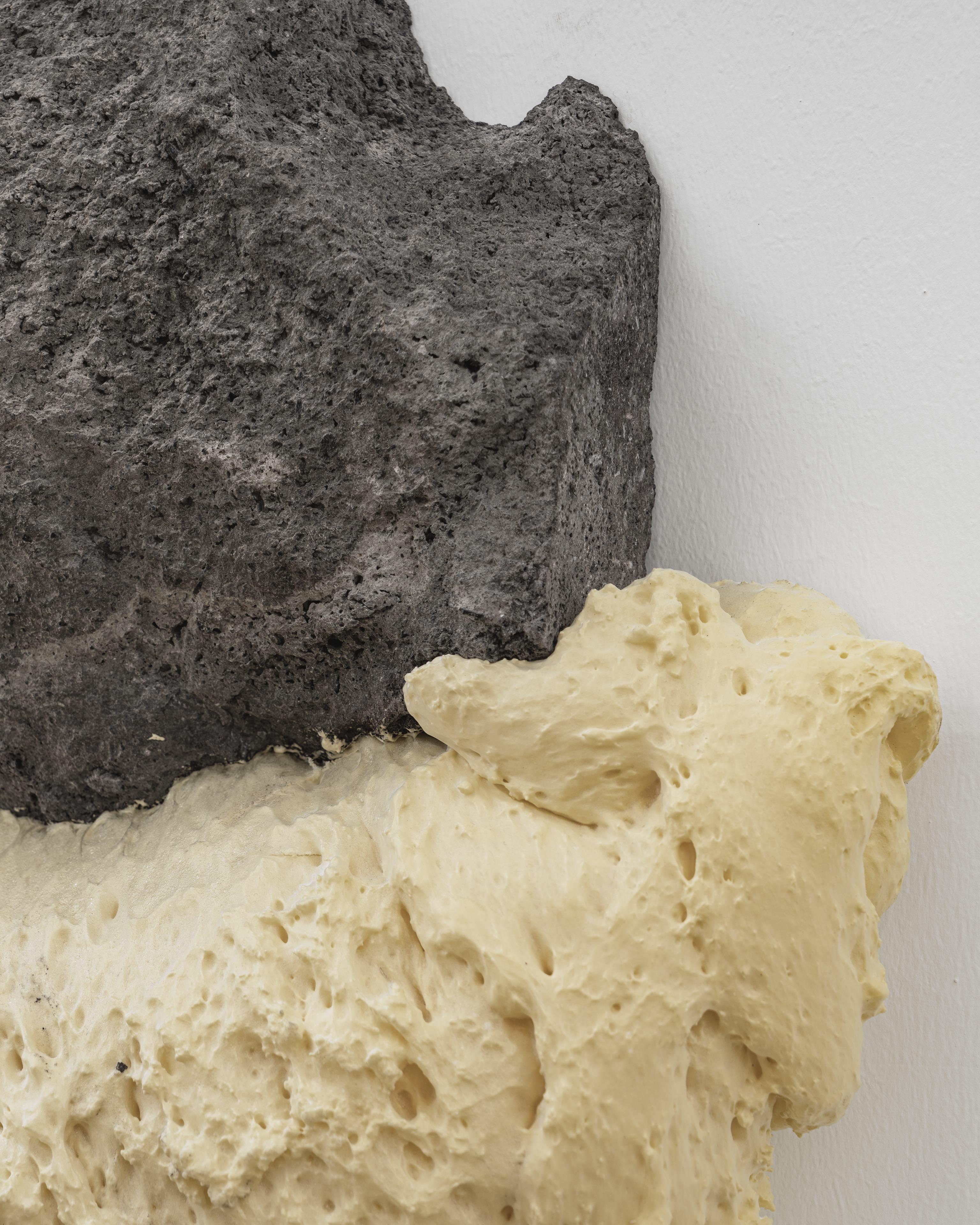 Nicola Martini, Xenolite, 2024 Basalt and polyurethane 50x62x13 cm (DETAIL)