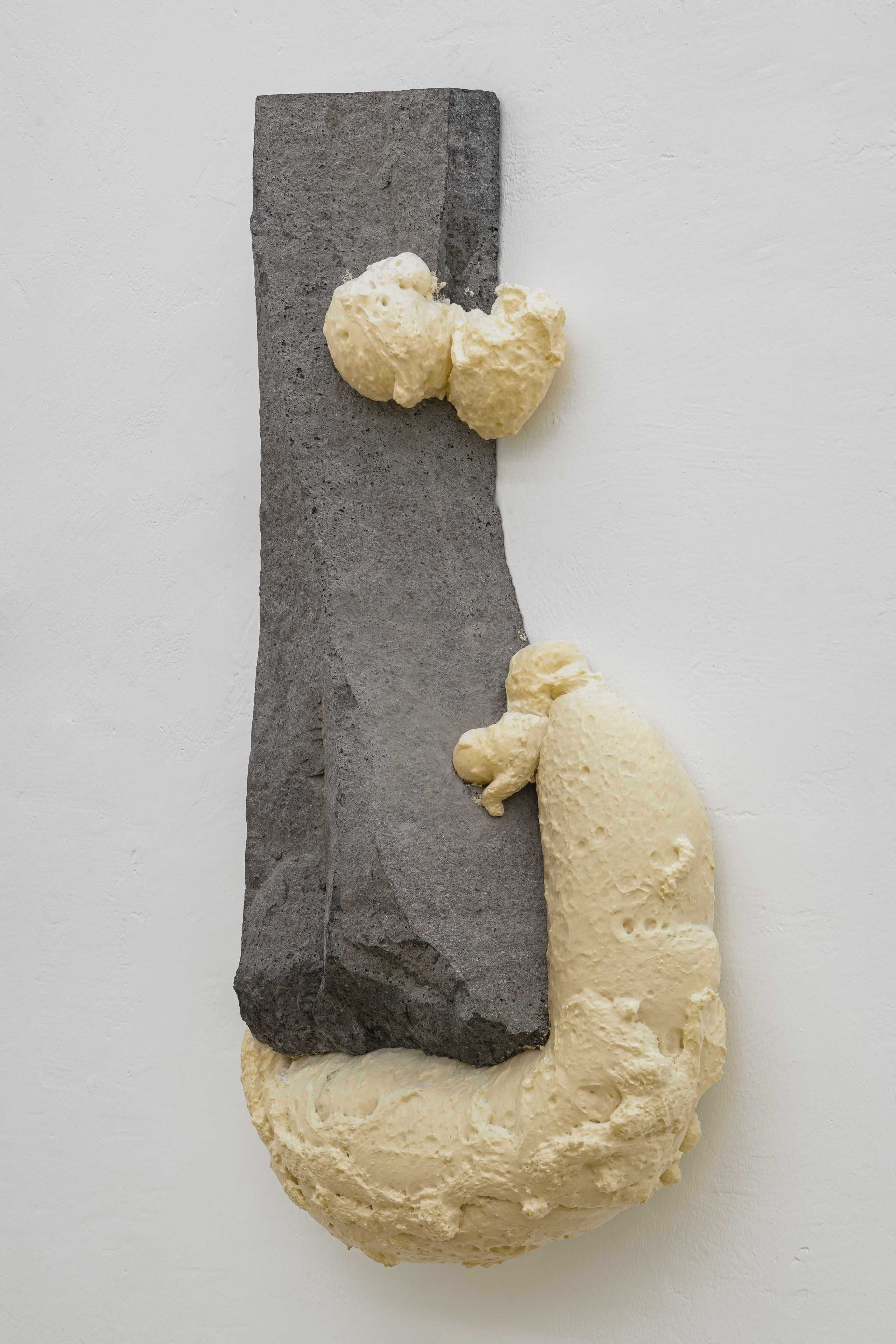 Nicola Martini, Xenolite, 2024 Basalt and polyurethane 50x95x16 cm