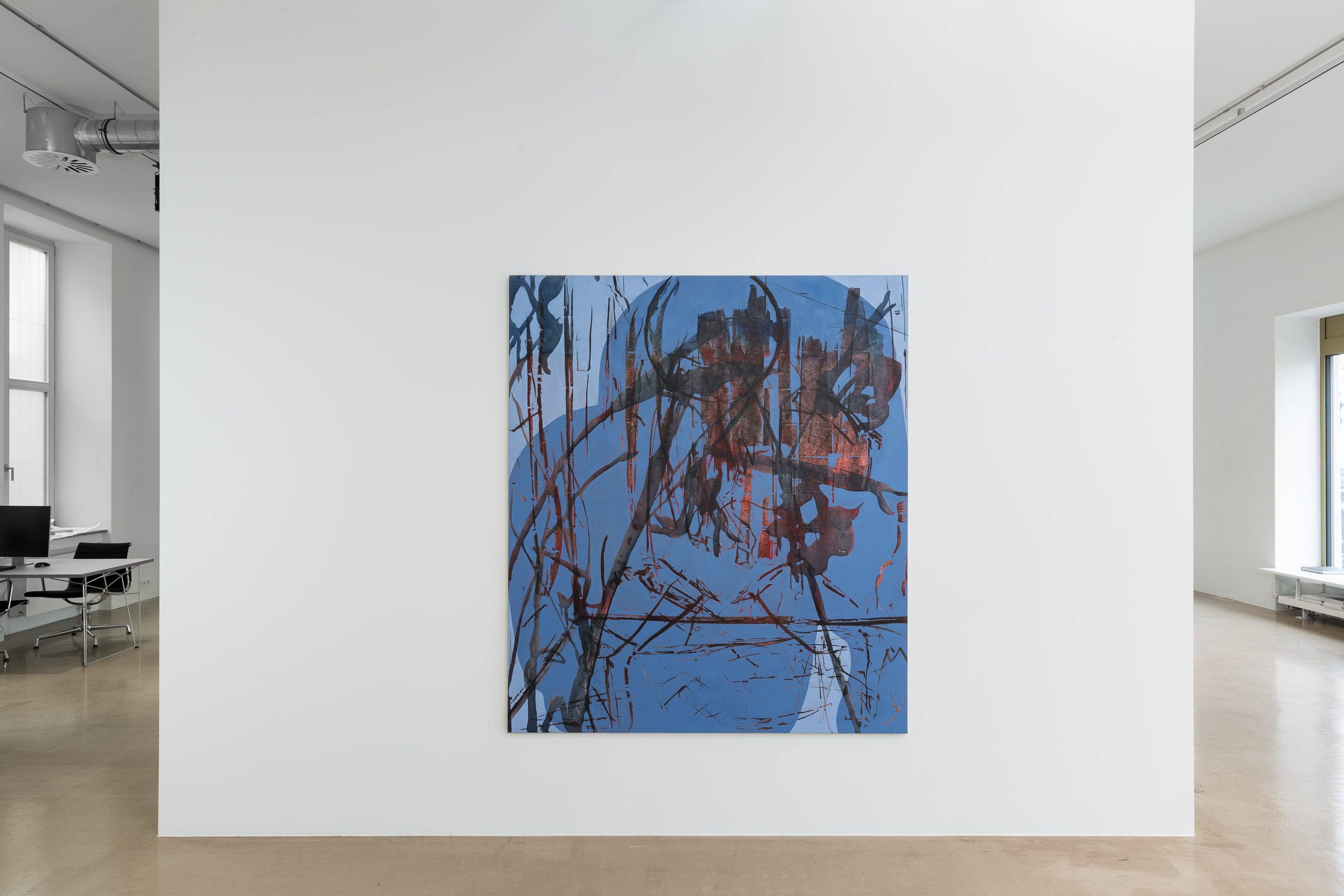 o.T. (late afternoon), 2023 oil on canvasâš 195 x 170 cm