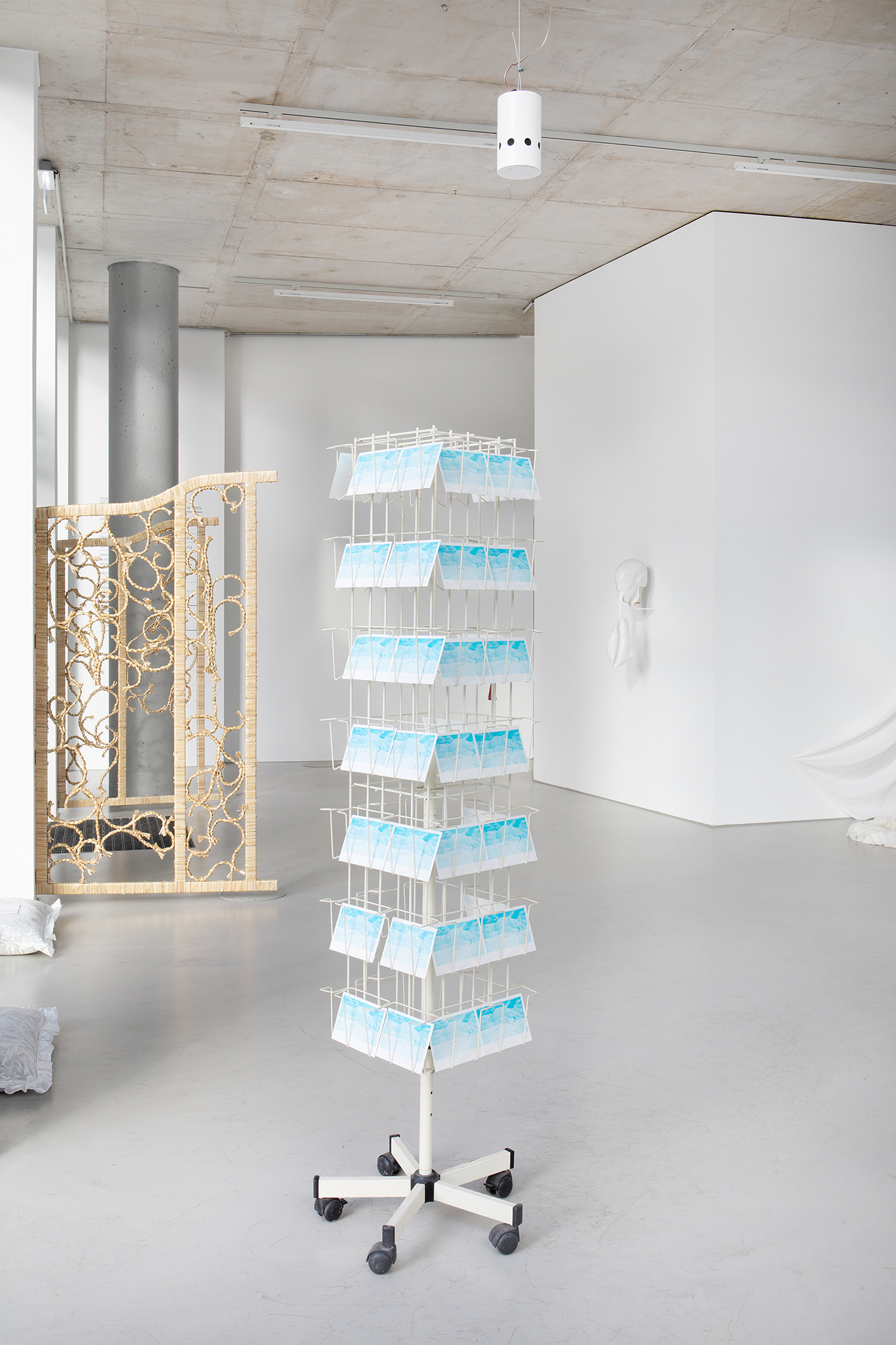 Yuri Yefanov, ‘Digital reconstruction of Mohrytsia Land Art Location, Sumy Oblast, Ukraine’, 2021/24. exhibition view ‘Unselfing’, Dortmunder Kunstverein, 2024, Photo: Jens Franke. Courtesy: The artist, Dortmunder Kunstverein