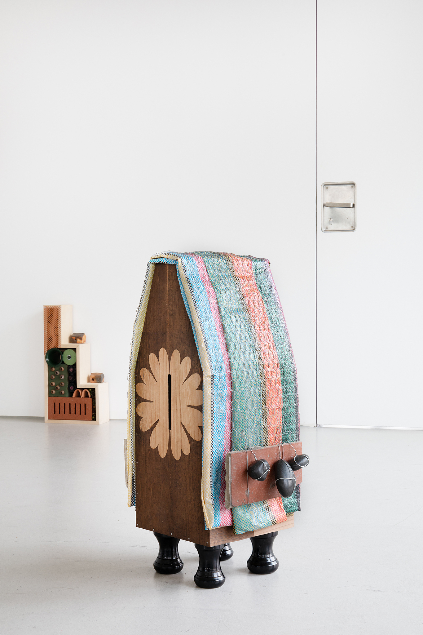 David Reiber Otálora, ‘bajo la lluvia te esperé‘, 2024. exhibition view ‘Unselfing’, Dortmunder Kunstverein, 2024, Photo: Jens Franke. Courtesy: The artist, Dortmunder Kunstverein