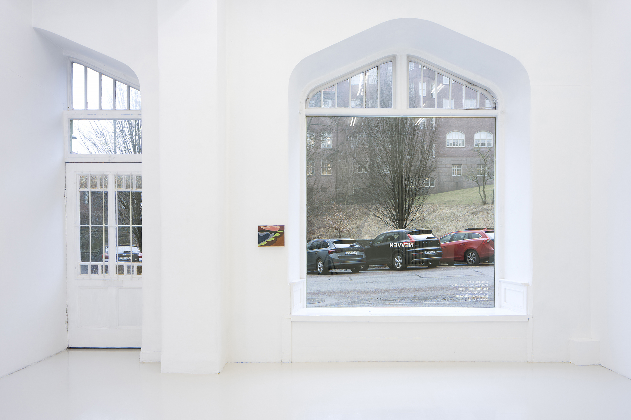 Vinna Begin, "Sway", 2023 (Pigment on canvas, 20 x 25,5 cm).