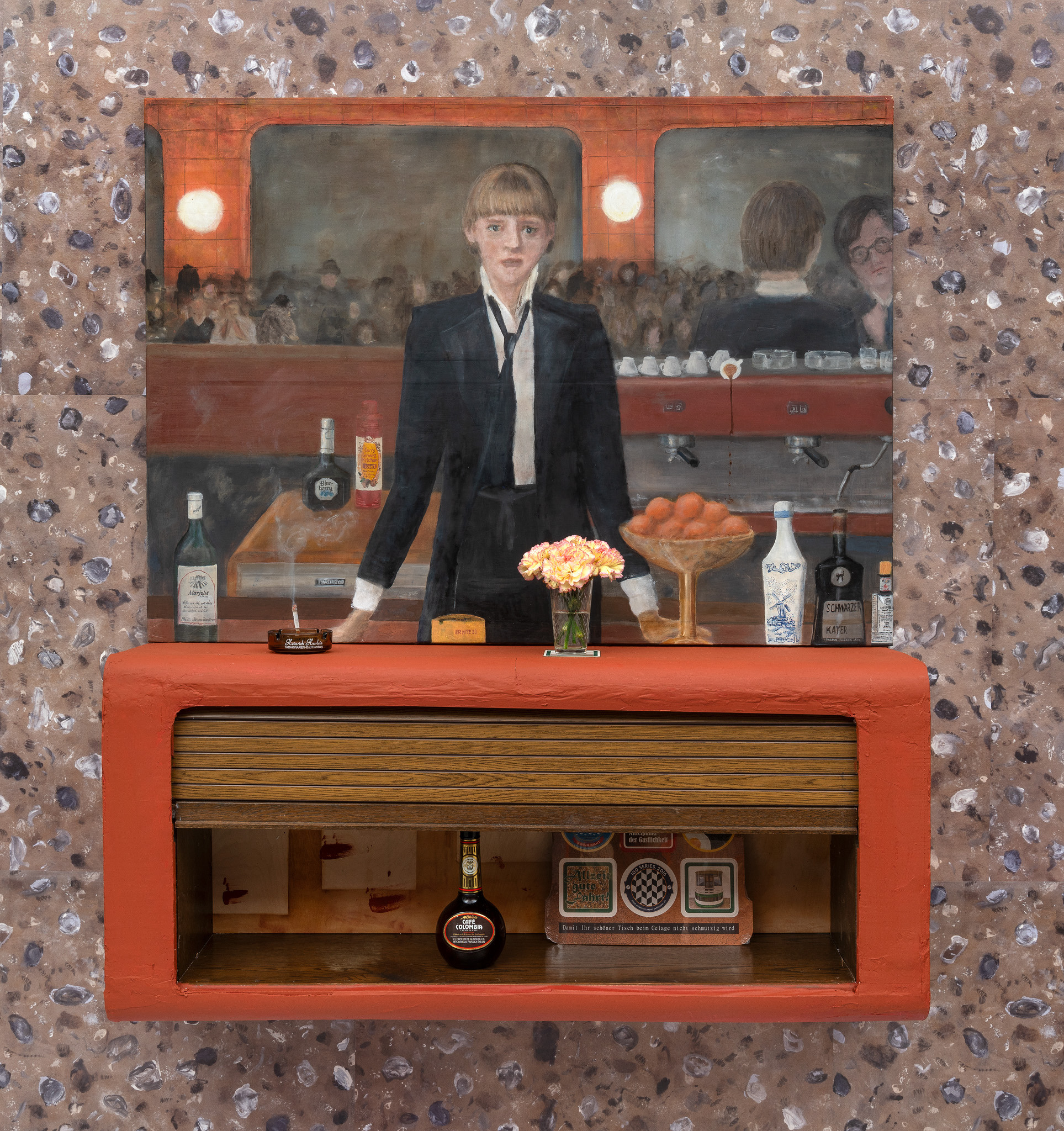 Julian Turner: âDeux Barsâ, 2024; 153 x 130 cm
