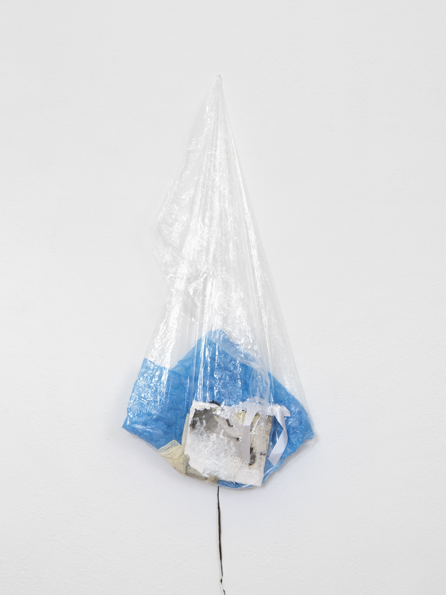 Jasmine Gregory, Bundle no.12, 2024 Oil, acrylic and glitter on linen and plastic, 100 x 50 cm