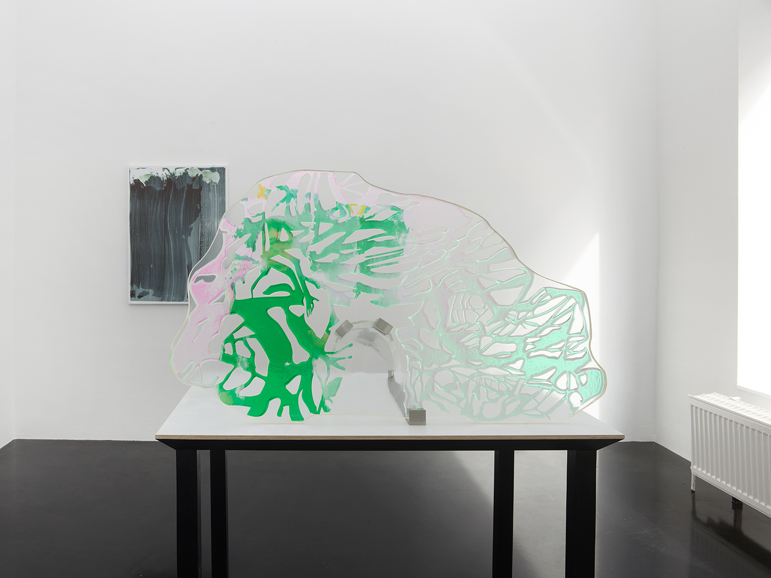 Installation view | Frances Scholz | Wave Painting Particle Sculpture | Clages, 2024