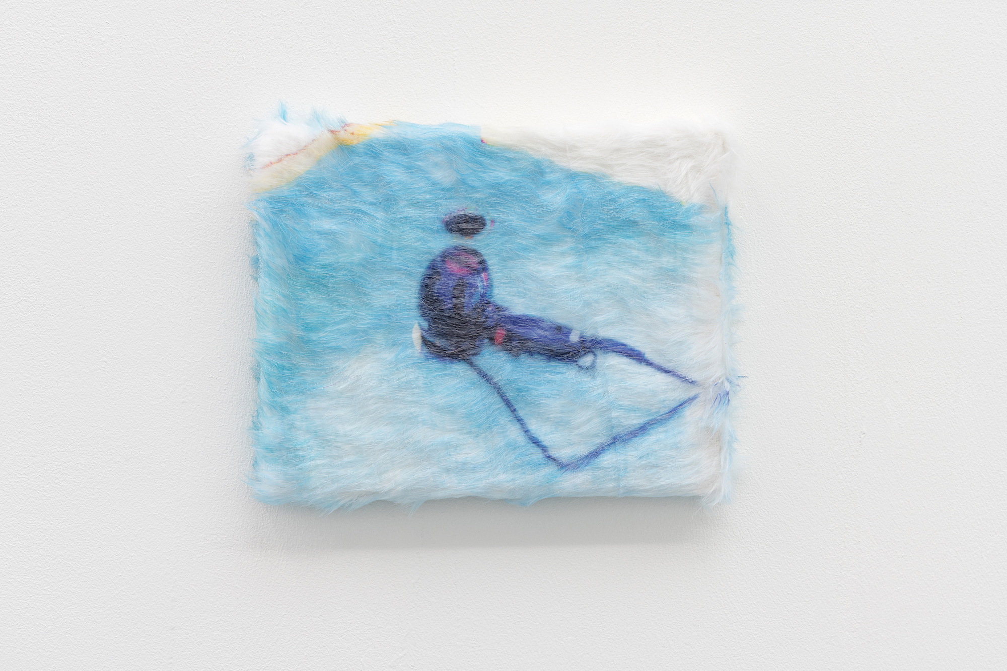 Keith Farquhar - Headspace App, 2024, dye Sublimation on Polyester faux fur, 26x21 cm (1)