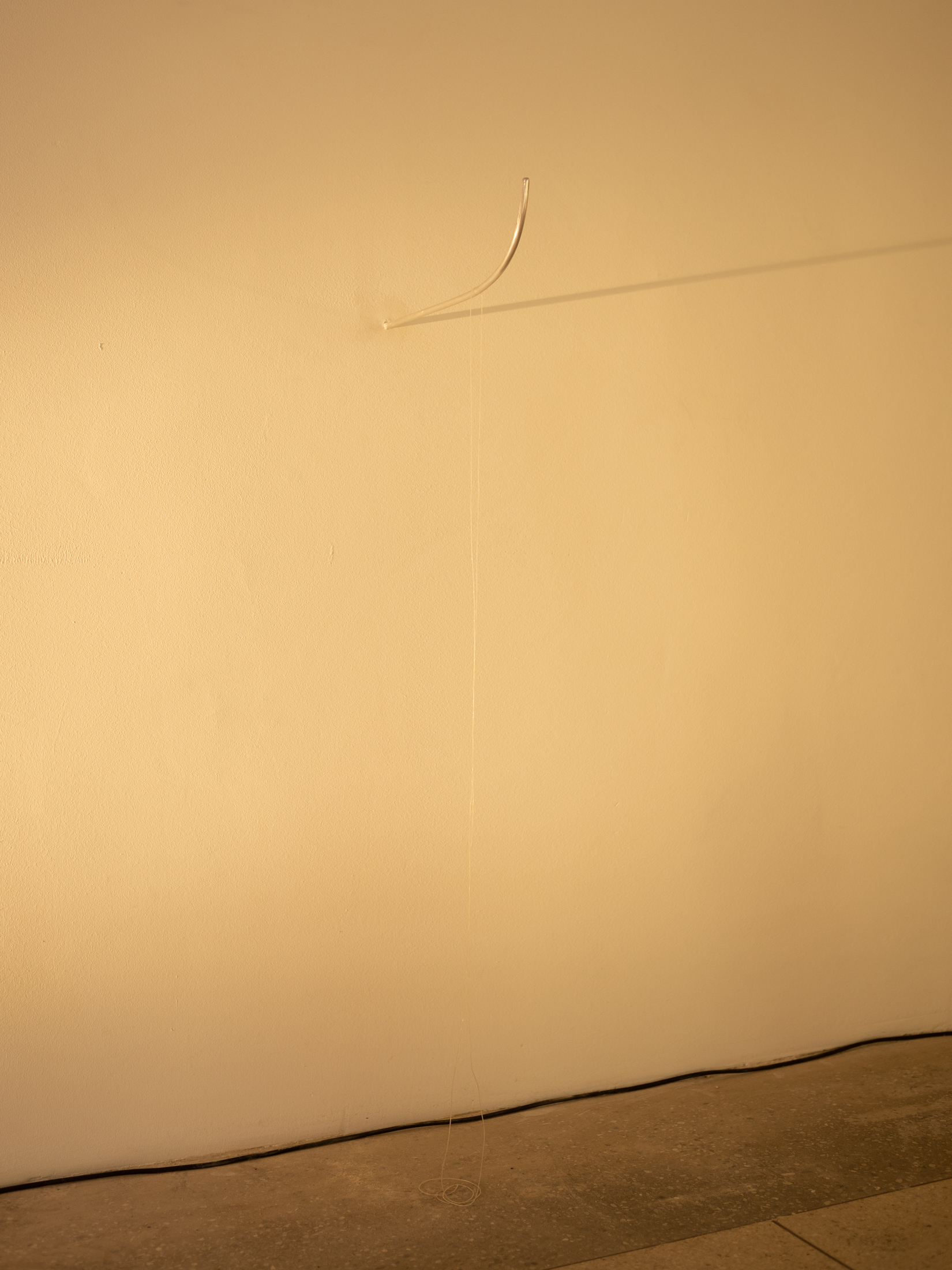 Eglė Petrošiūtė “Barely Hanging on”, aluminum, silicone
