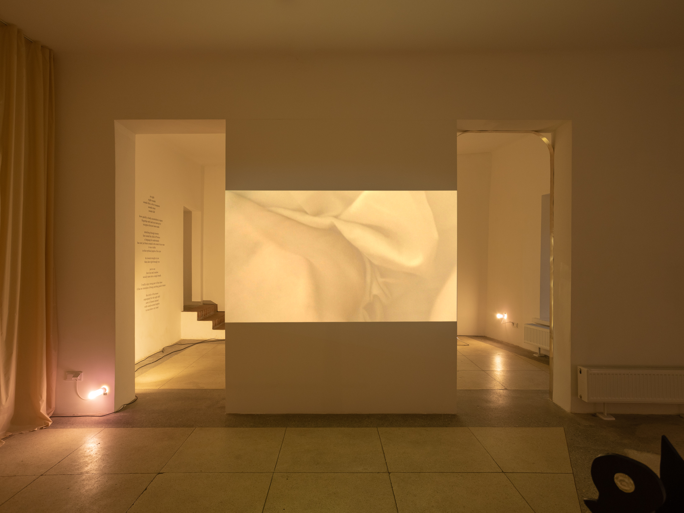 “Sounds Like a Silver Teaspoon” by Eglė Petrošiūtė and Liudvika Sonia Koort exhibition view