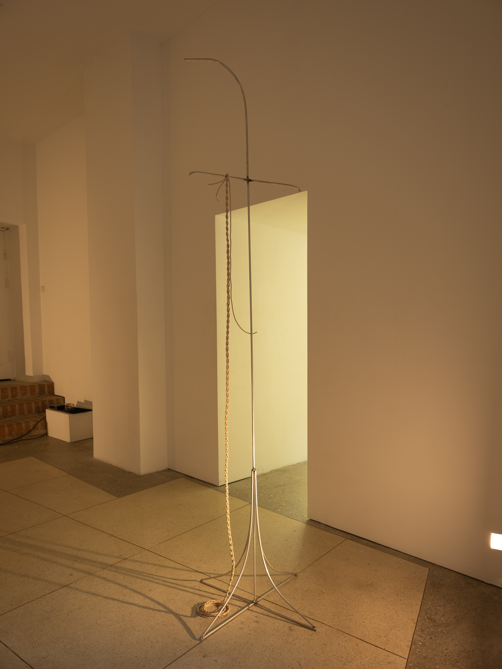 Eglė Petrošiūtė “Barely Hanging on”, aluminium, plastic