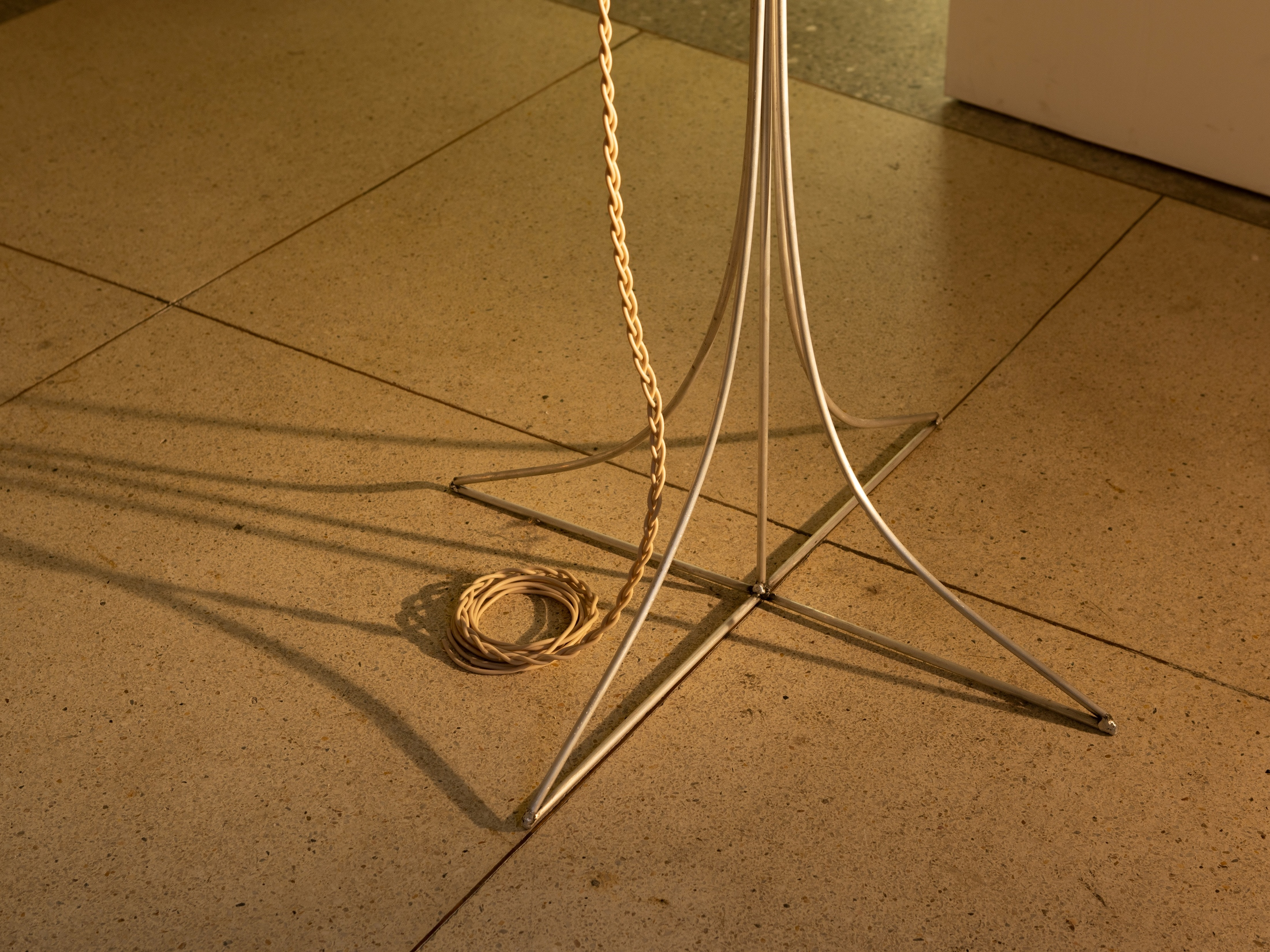 Eglė Petrošiūtė “Barely Hanging on”, aluminium, plastic