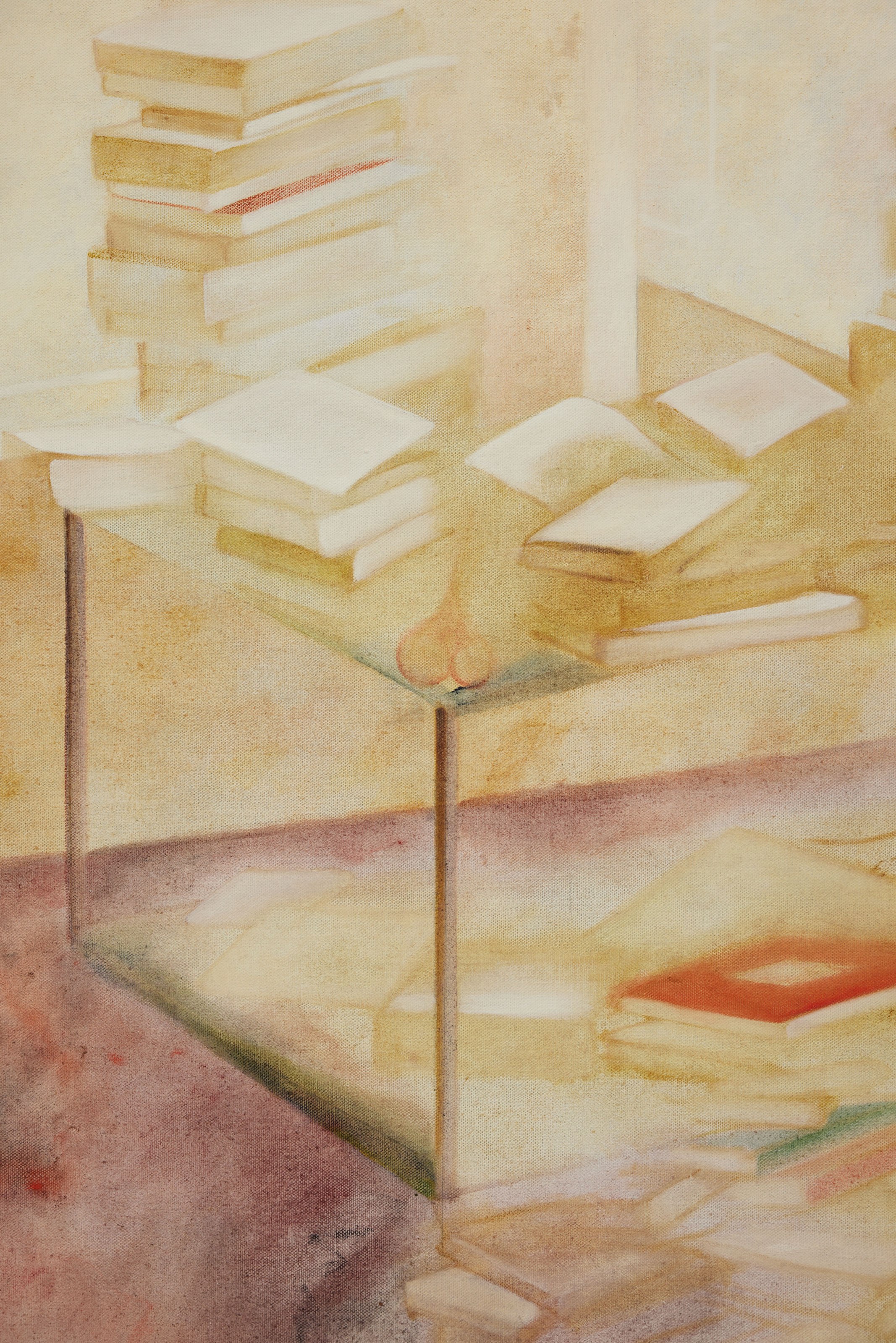 Nino Kapanadze, Rue Pergolèse, 2023, Oil on linen, 130 × 195 cm (detail). Courtesy of the artist and Crèvecœur, Paris. Photo: Alex Kostromin