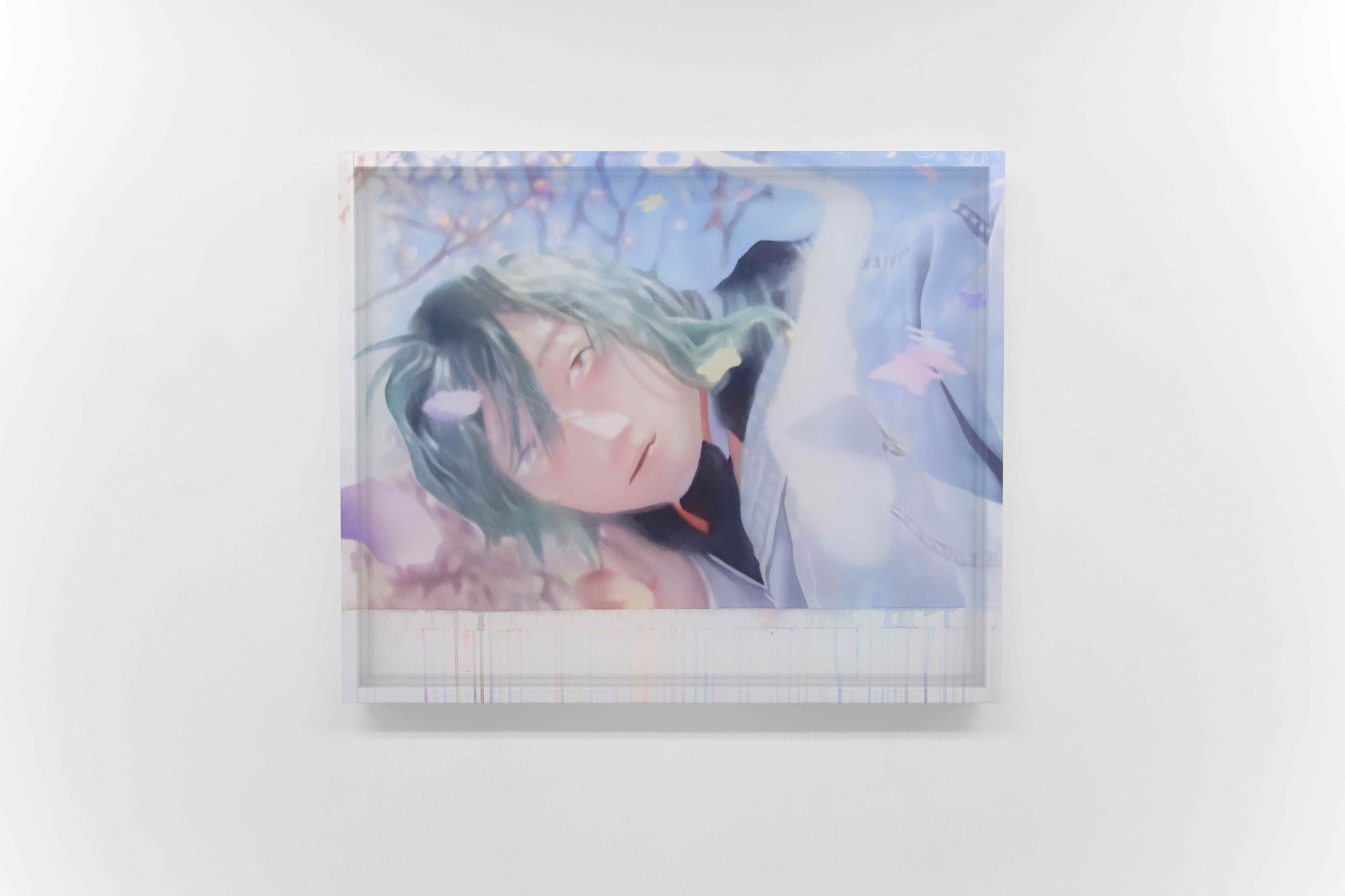 09	YOSHIDA Momoko, "Pit Lo Ssence #3", 2024, Acrylic on Polyester Fabric, 700 x 840 (mm)