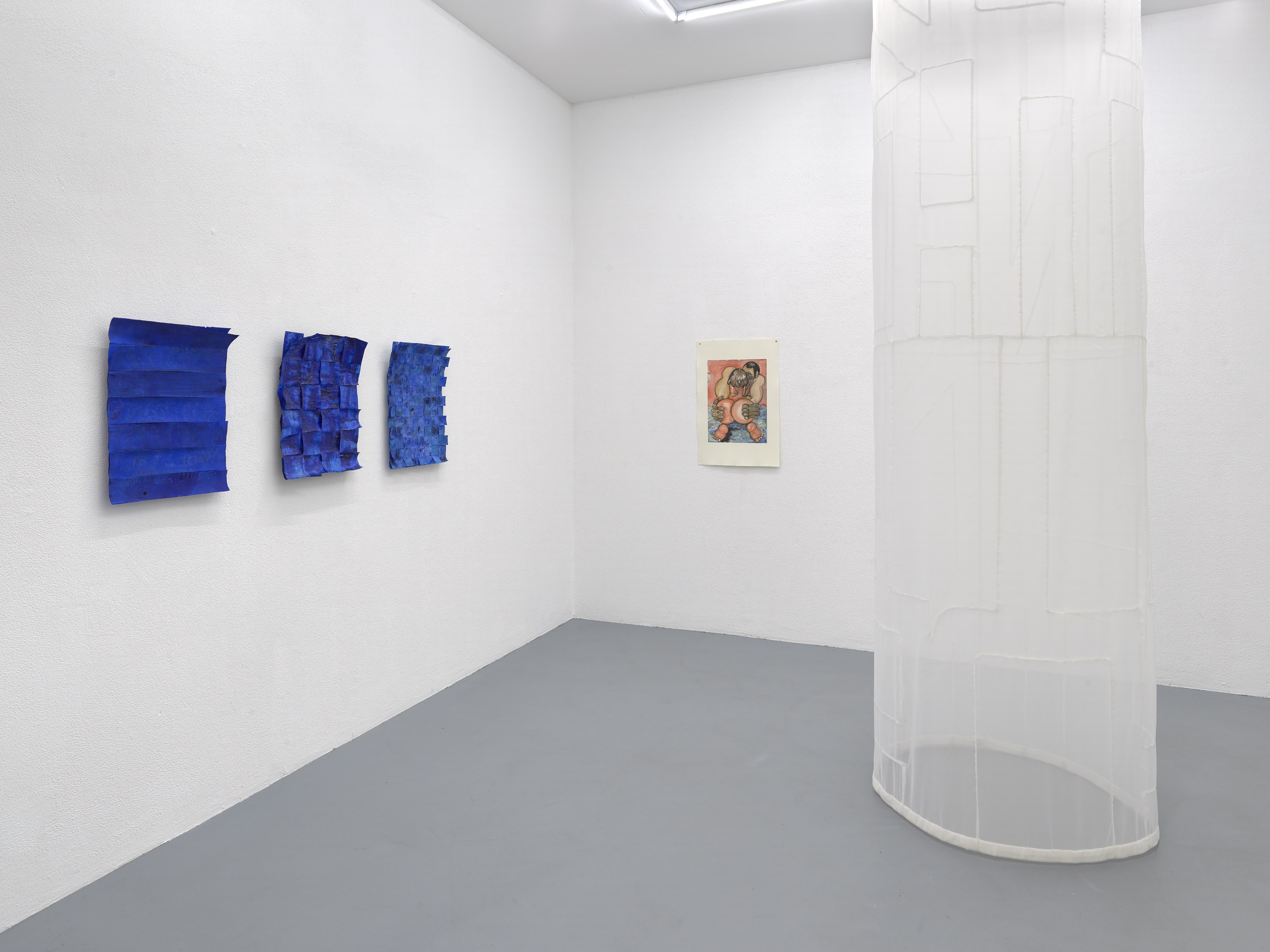 Installation view Schaltjahr, 2024, Galerie Mazzoli