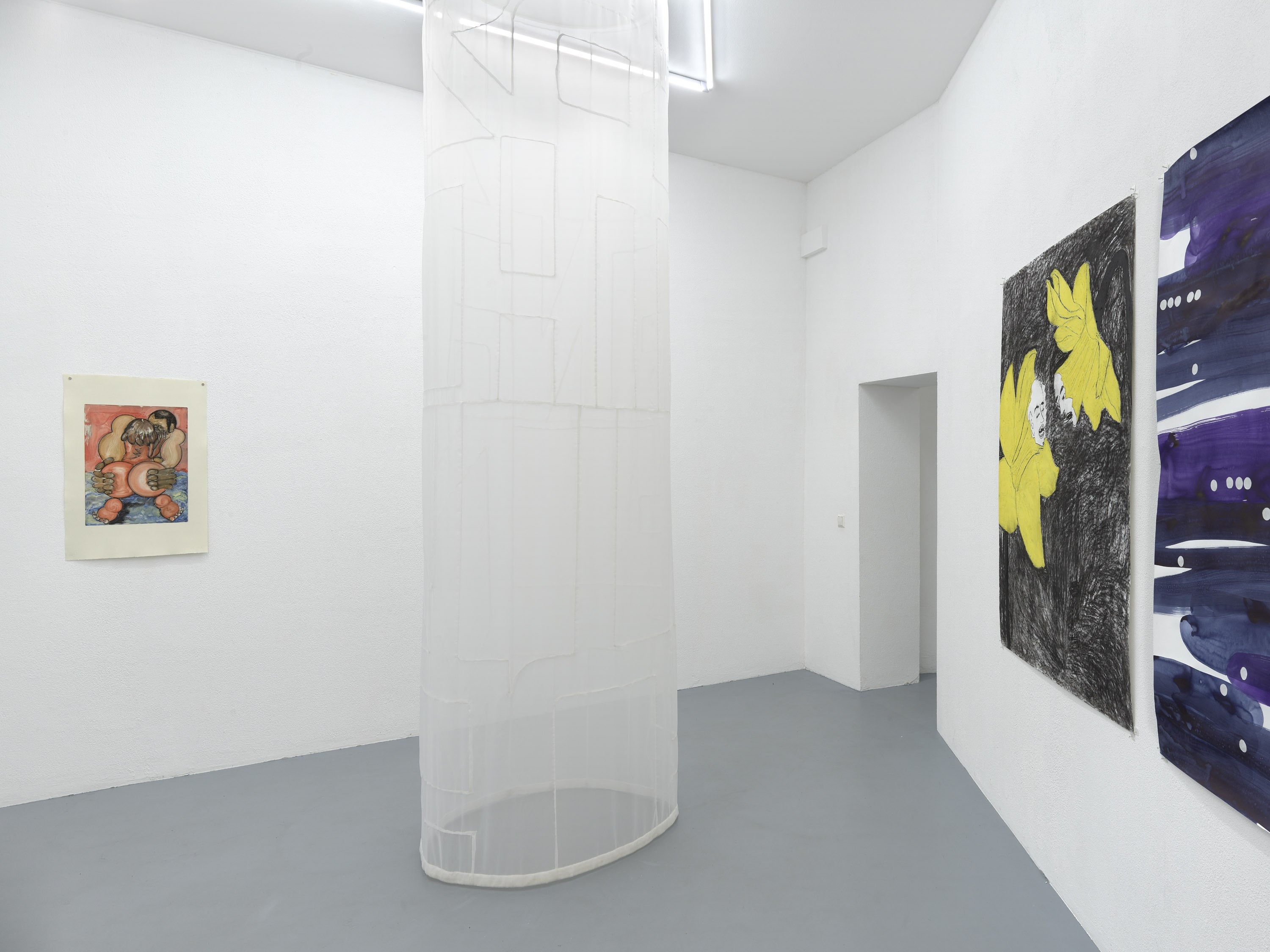 Installation view Schaltjahr, 2024, Galerie Mazzoli